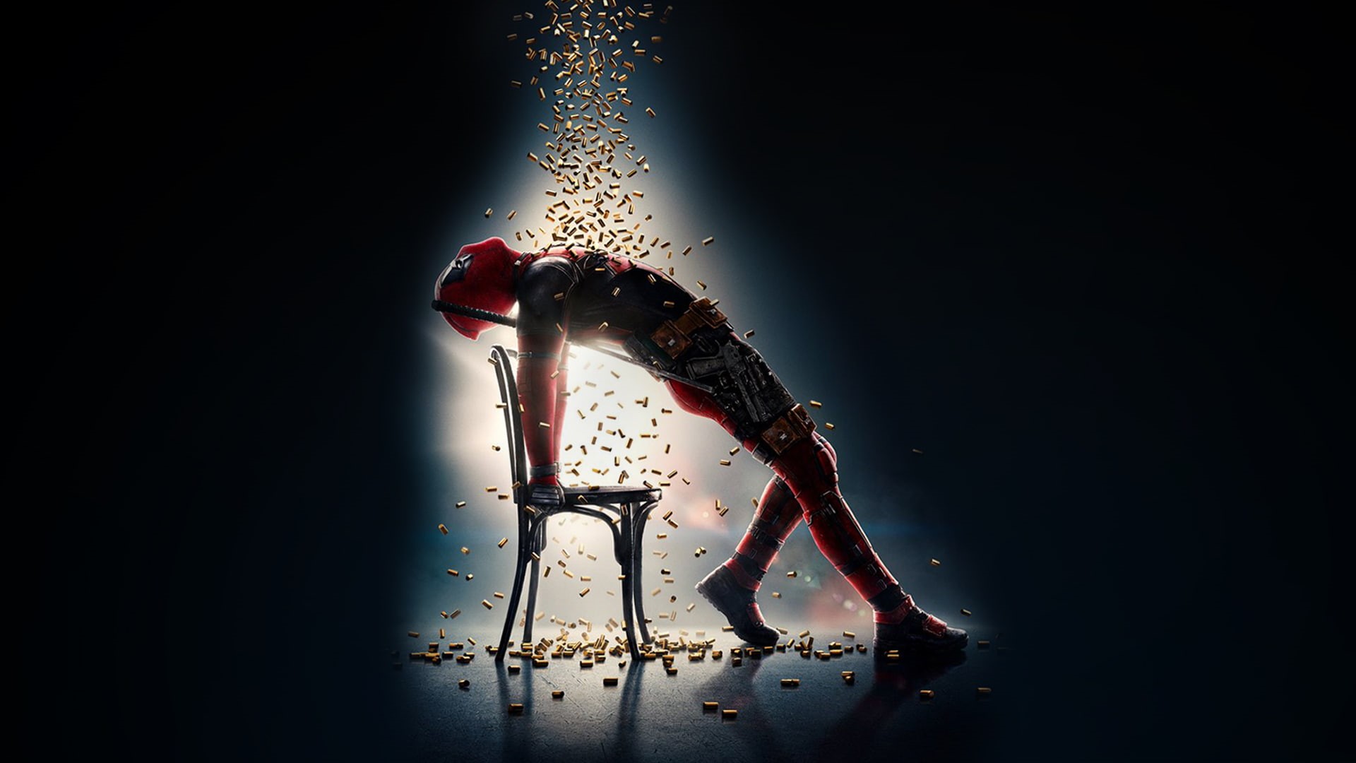 artist, nature, black background, copy space, abstract, movies, artwork, indoors, red, hd, deviantart, 1080P, deadpool 2, one person, 2018 movies, close-up, HD Wallpaper