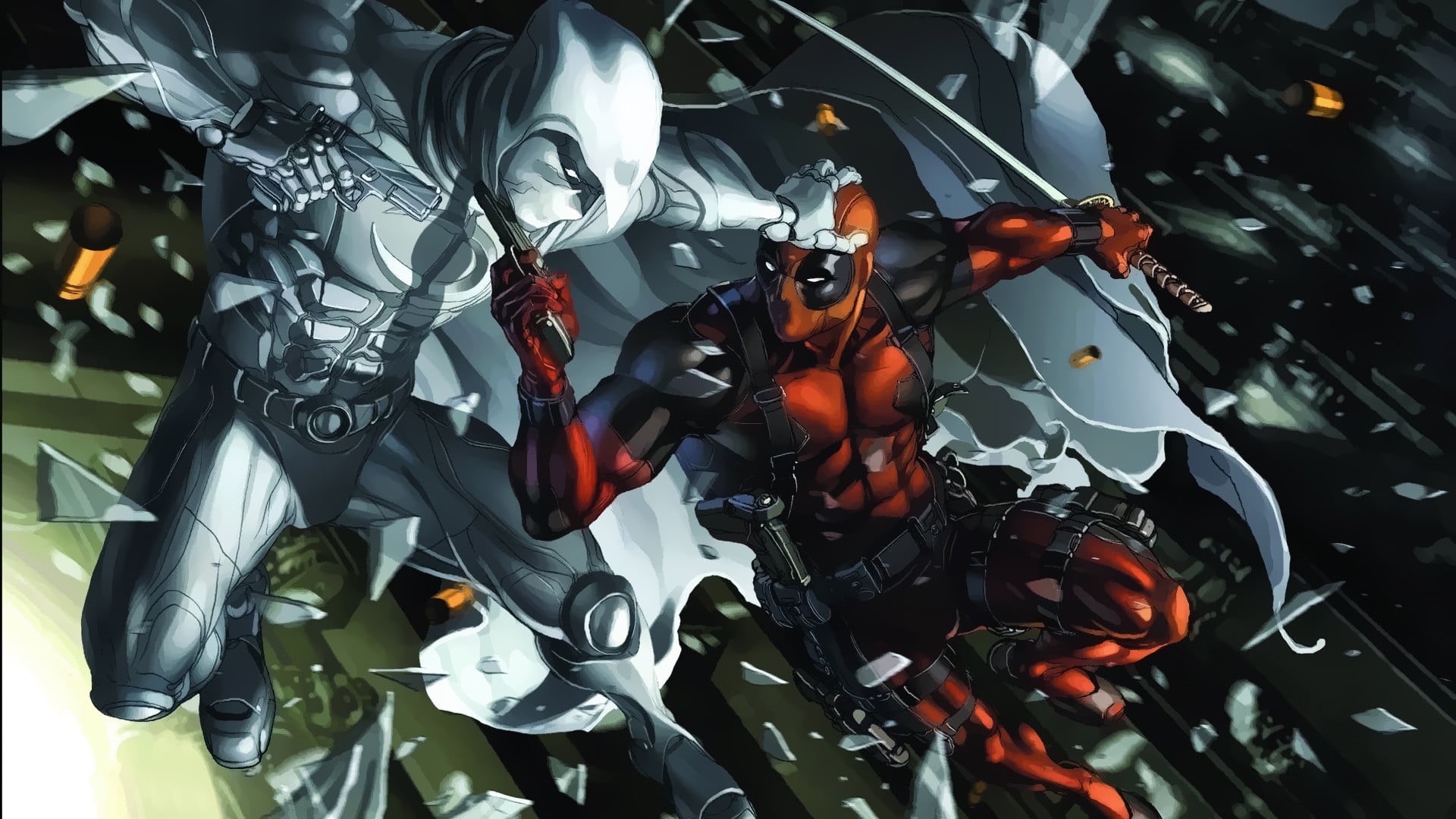 indoors, day, man, 1080P, Deadpool, large group of objects, animal wildlife, sign, representation, Marvel Comics, high angle view, no people, black color, HD Wallpaper