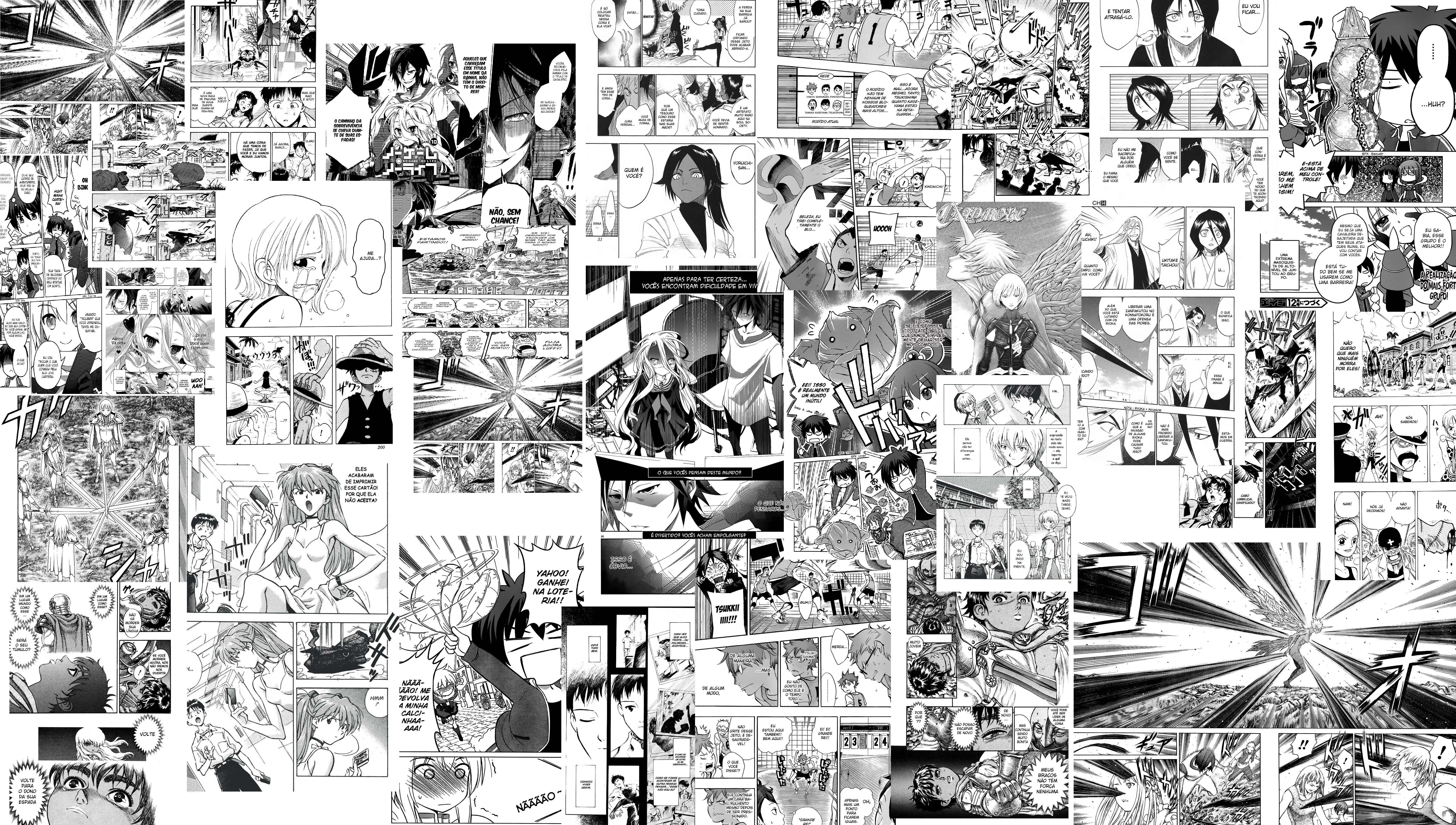 manga, anime, mix up, 5K, HD Wallpaper
