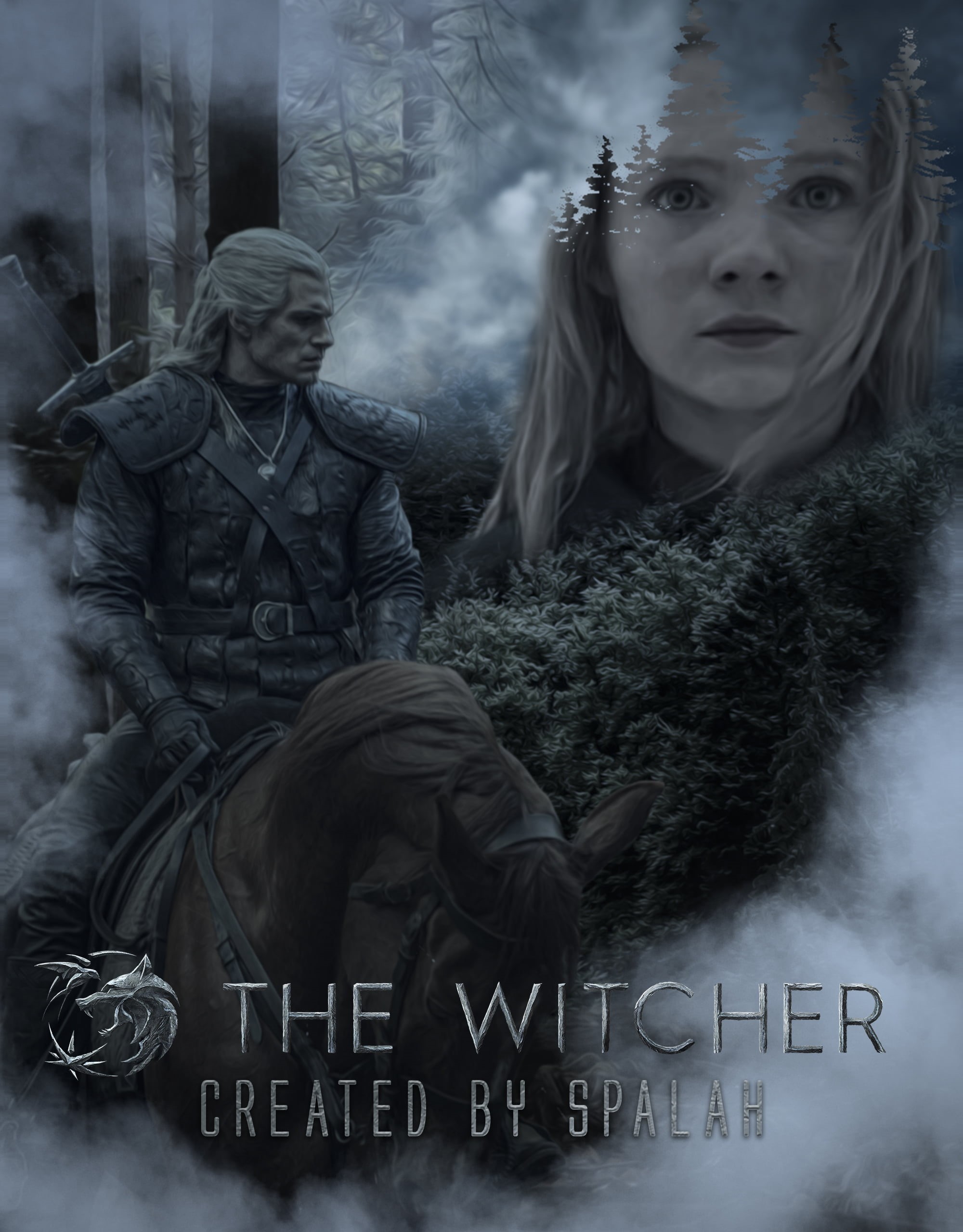 poster, Netflix TV Series, game poster, Netflix, The Witcher (TV Series), 2K, The Witcher, Phone HD Wallpaper
