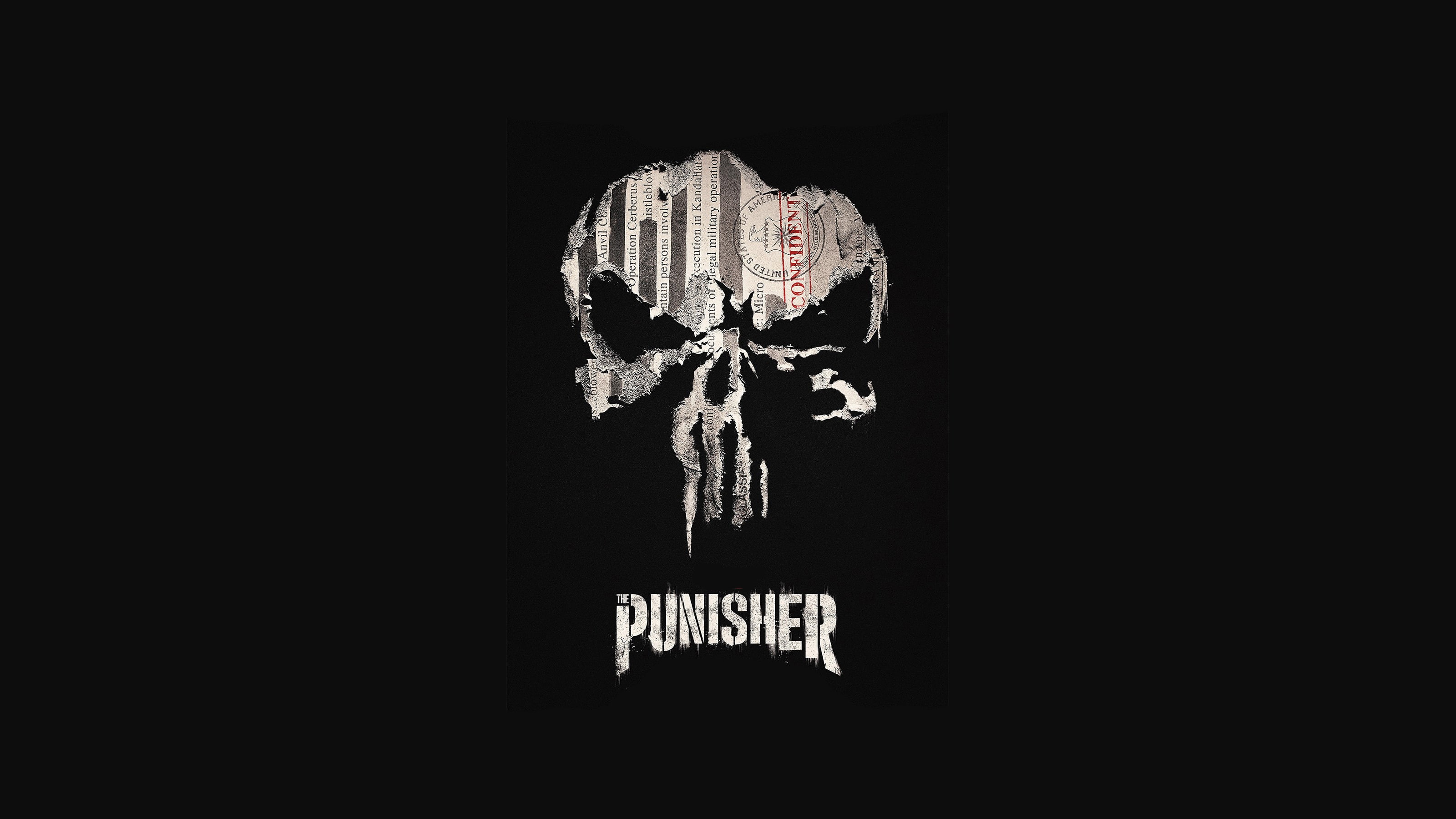 Punisher, 2K, Logo, Marvel Comics, HD Wallpaper