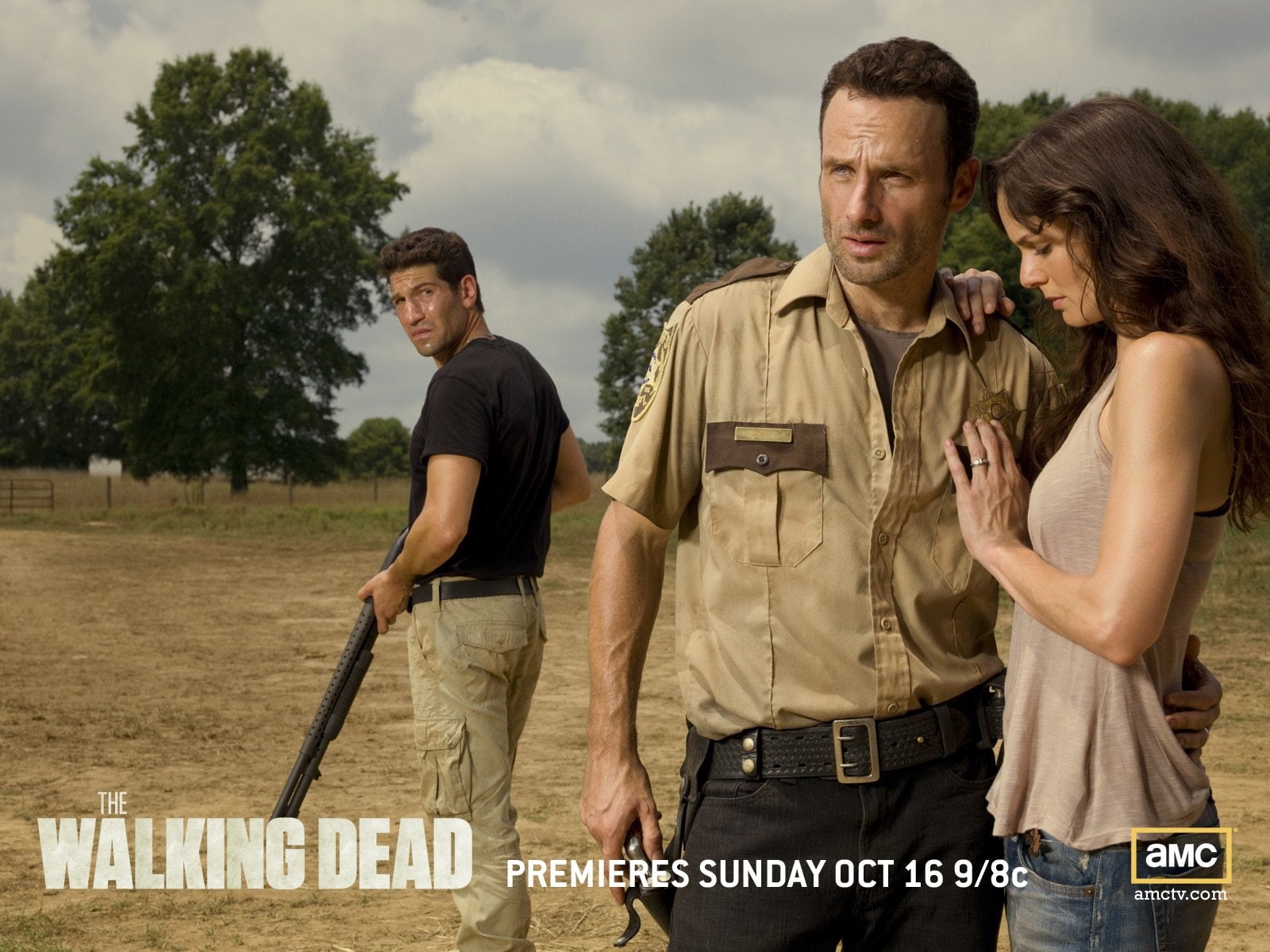 TV Show, people, The Walking Dead, Andrew Lincoln, Jon Bernthal, lifestyles, friendship, adult, outdoors, mid adult men, Horror, government, plant, togetherness, HD Wallpaper