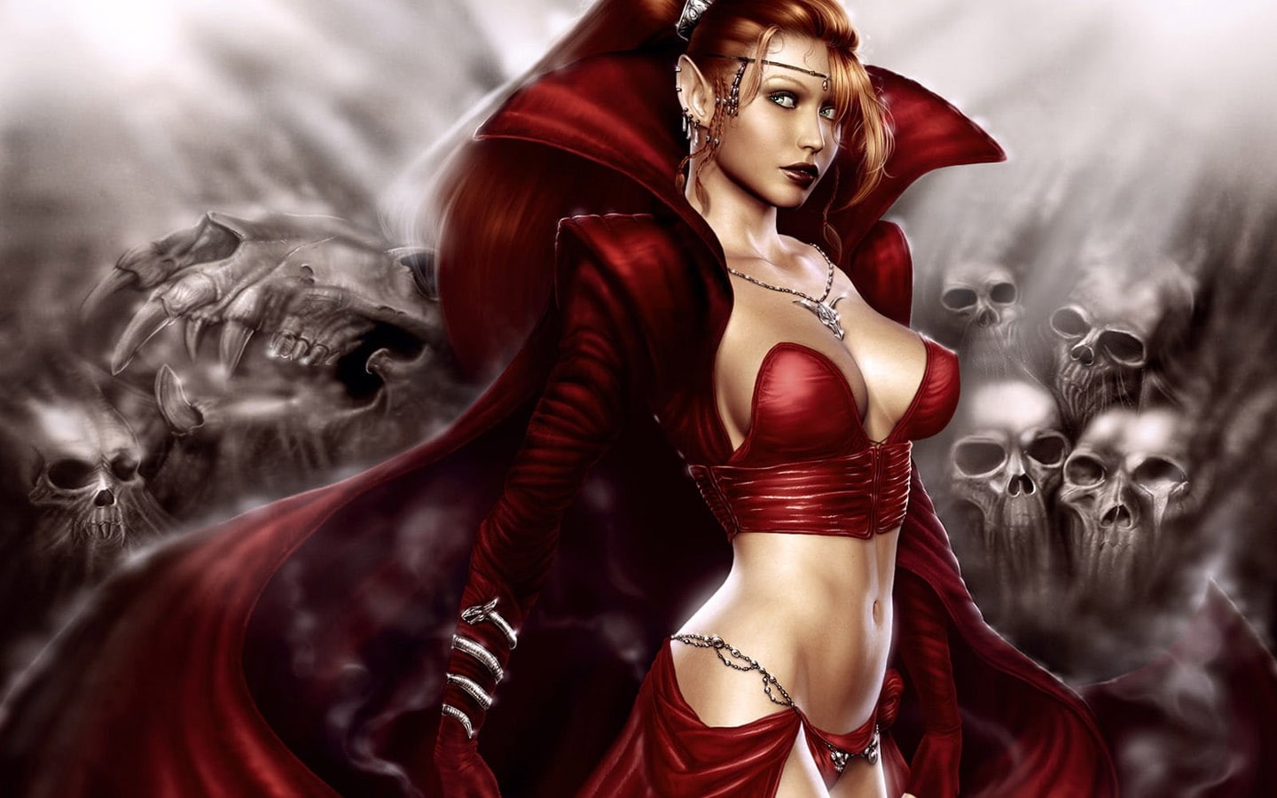 Hot, 720P, vampire, art, fantasy, abstract, hd, HD Wallpaper