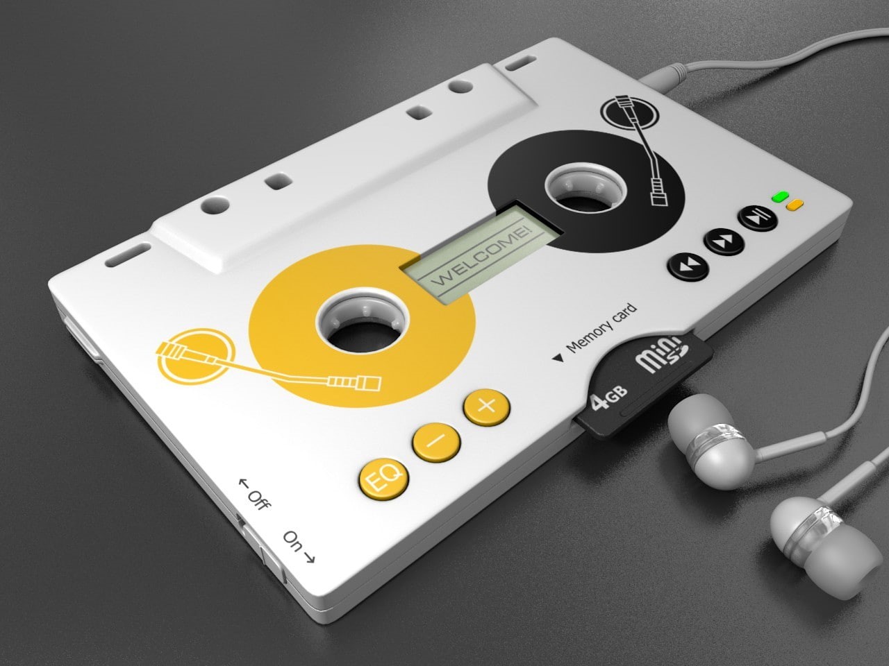 blender, hd, cassette, mp, art, Music, x, 720P, d, entertainment, render, HD Wallpaper