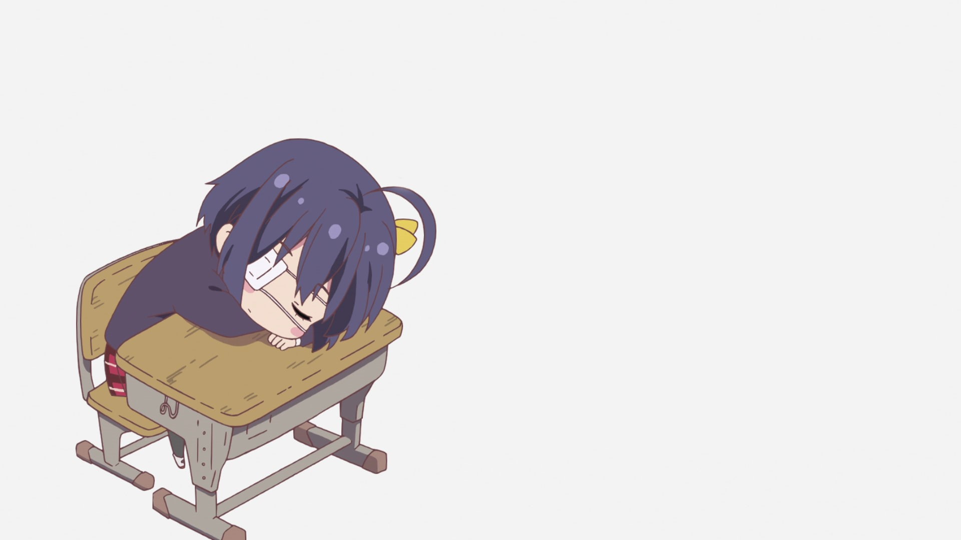 1080P, anime girls, Chuunibyou demo Koi ga Shitai!, chibi, Takanashi Rikka, HD Wallpaper