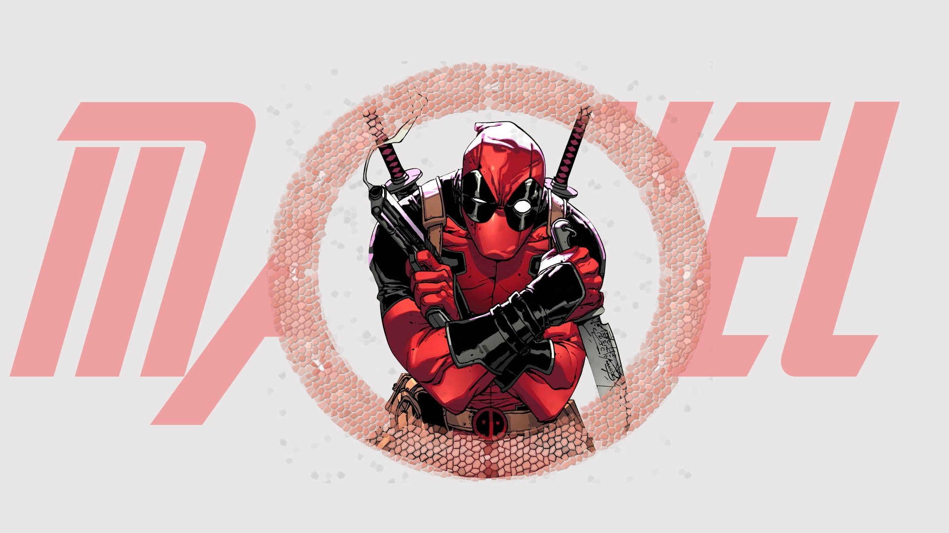 1080P, Deadpool, Marvel Super Heroes, Marvel Comics, HD Wallpaper