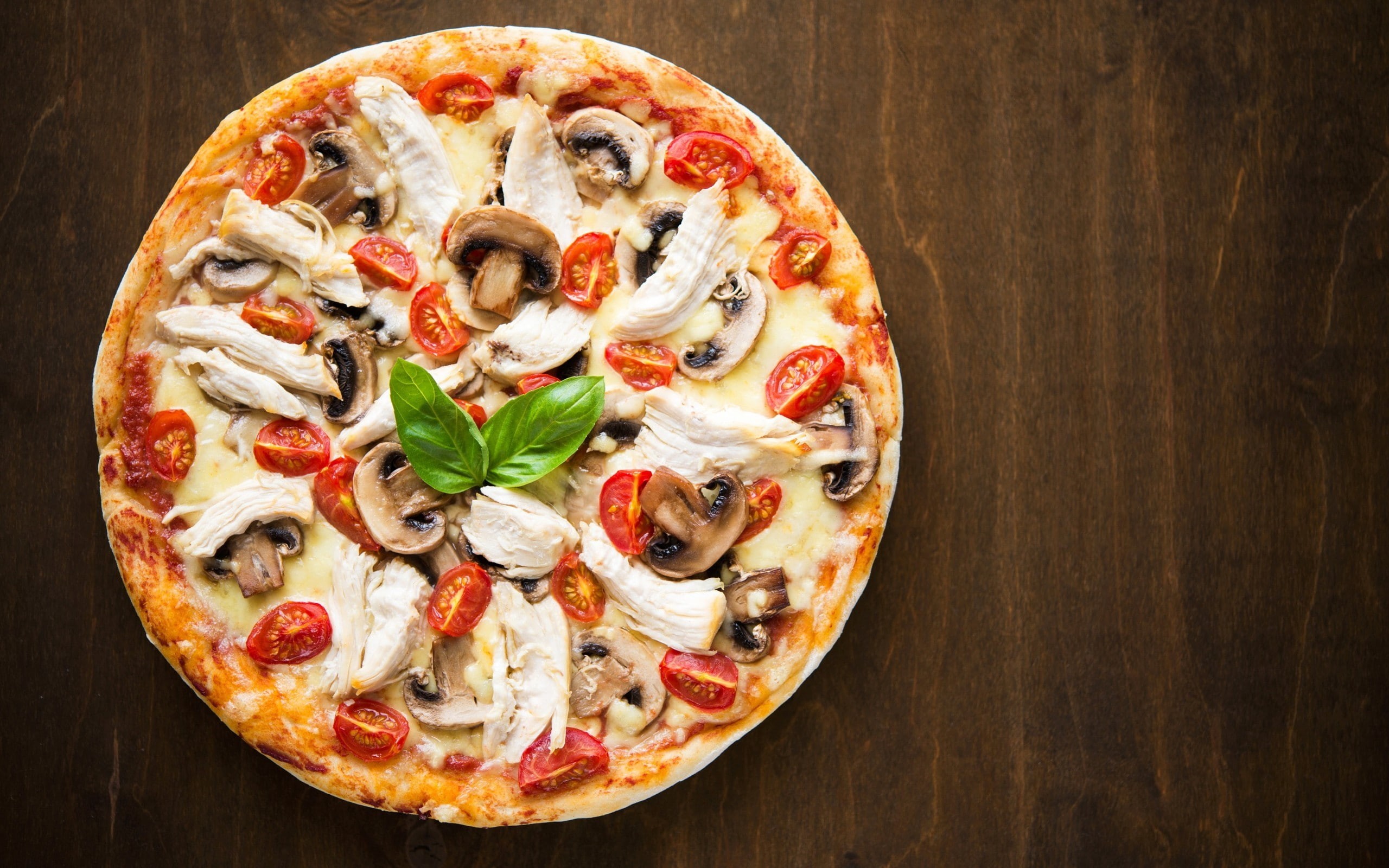 fruit, herb, dairy product, italian food, vegetable, tomato sauce, freshness, mozzarella, table, no people, pizza, ready-to-eat, food and drink, wood - material, HD Wallpaper