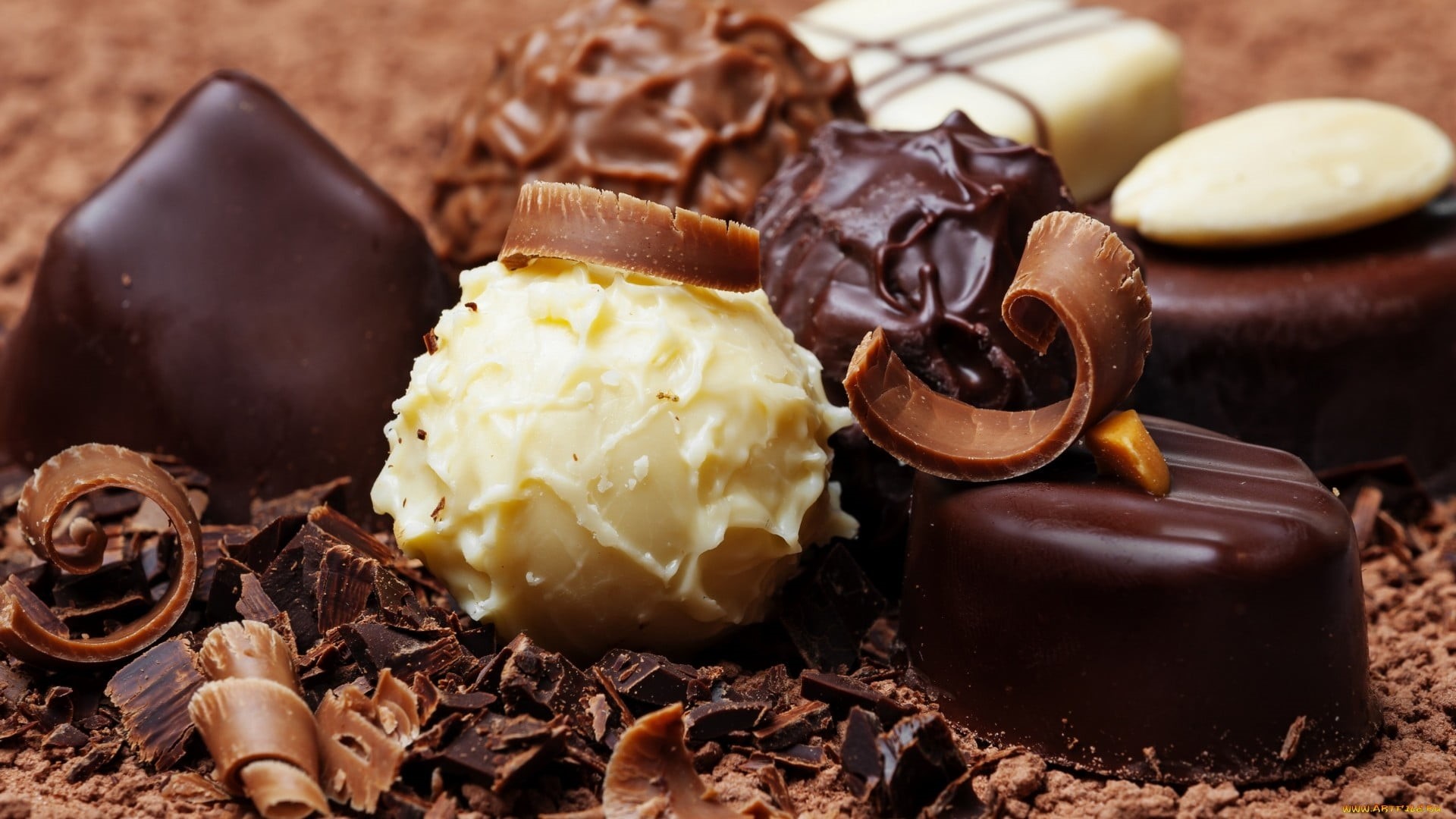 brown, chocolate, chocolate cake, sweet, food, frozen food, ready-to-eat, temptation, dessert, freshness, close-up, no people, 1080P, dairy product, food and drink, HD Wallpaper
