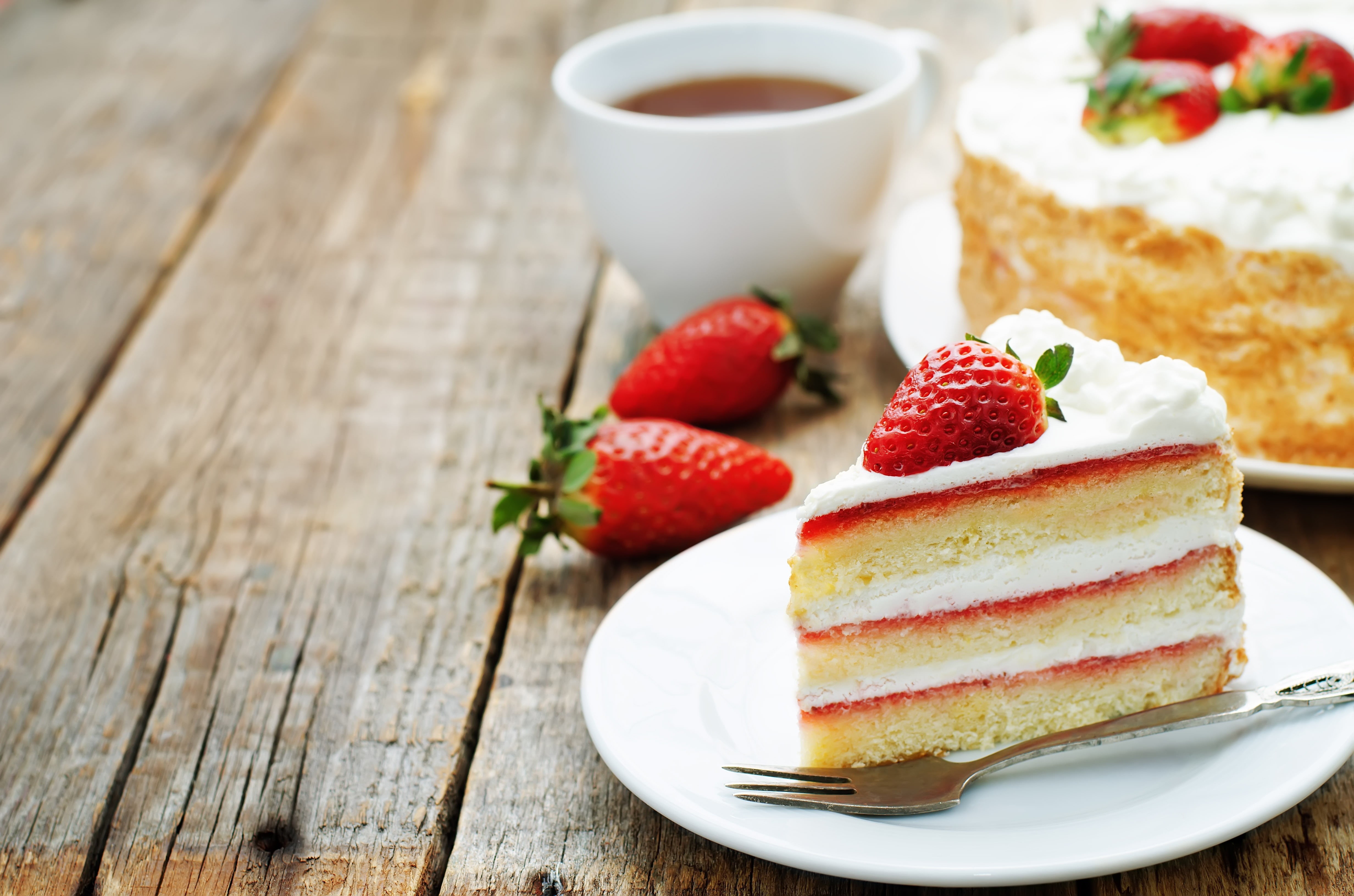 table, cup, baked pastry item, cake, sweet food, no people, food and drink, food, baked, mug, 4K, sweet, ripe, plate, freshness, temptation, snack, still life, HD Wallpaper