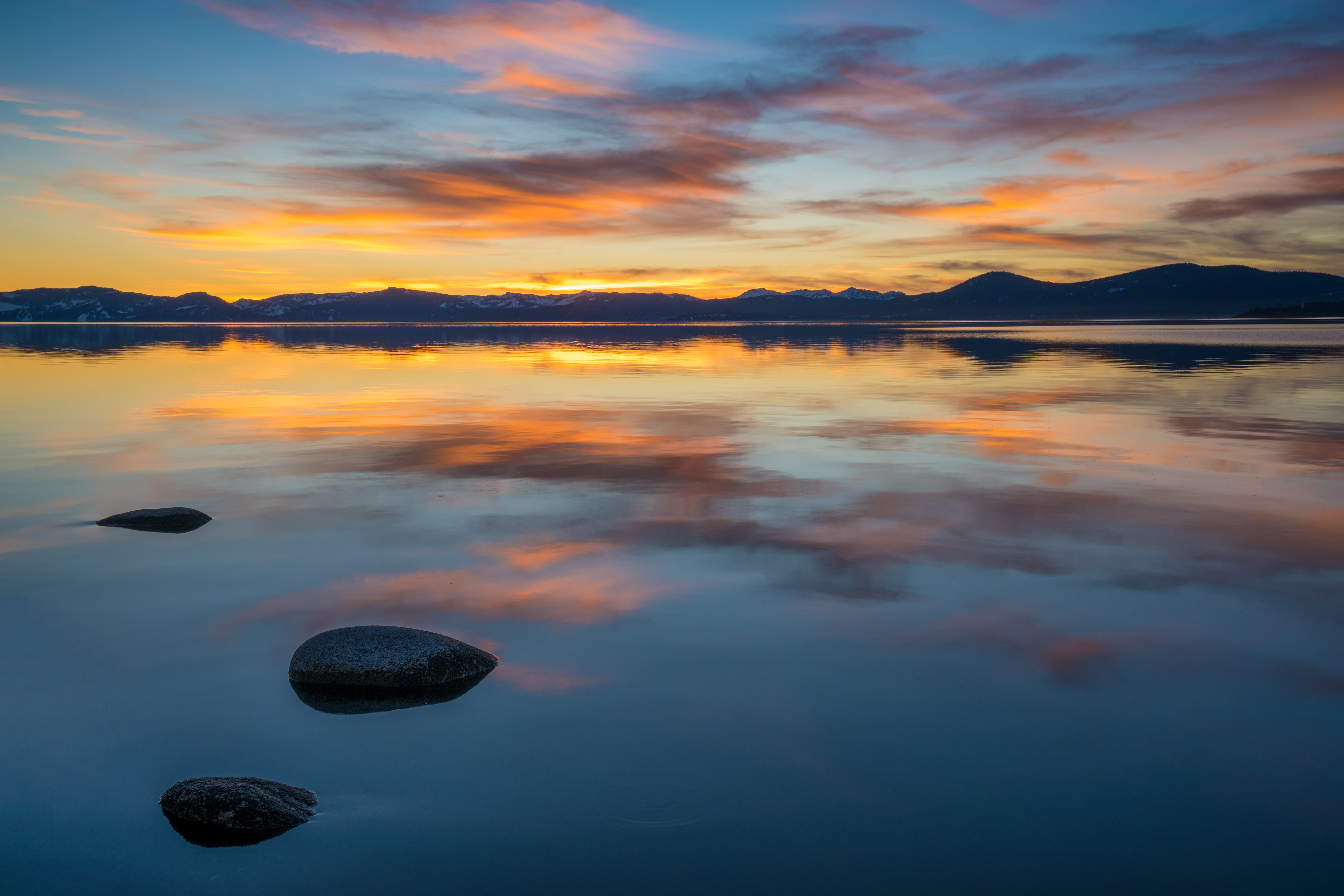 water, color, sky, body of water, landscape, beauty In Nature, mountain, granite, tranquil Scene, lake, rocks, body, outdoors, Presidents Day, blue, tahoe, HD Wallpaper