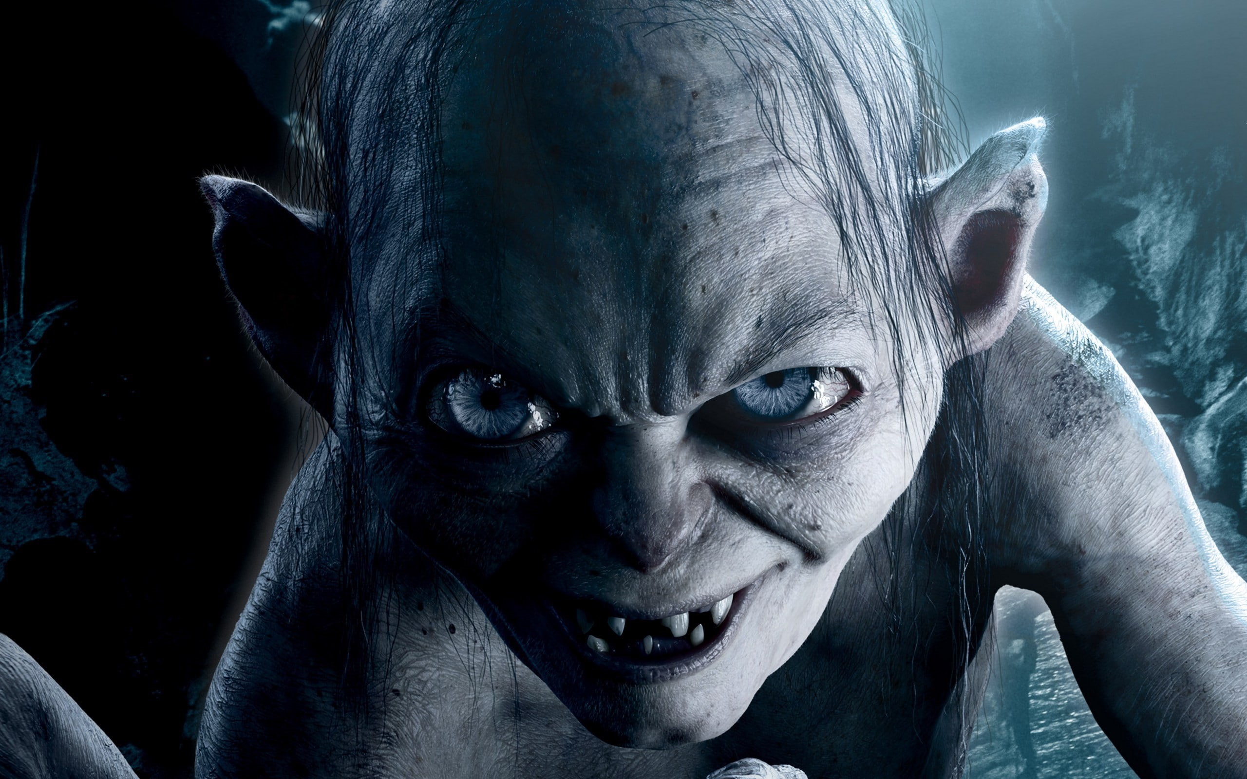 2K, adventure, the beauty, hobbit, An Unexpected Journey, Gollum, fantasy, The Hobbit, HD Wallpaper