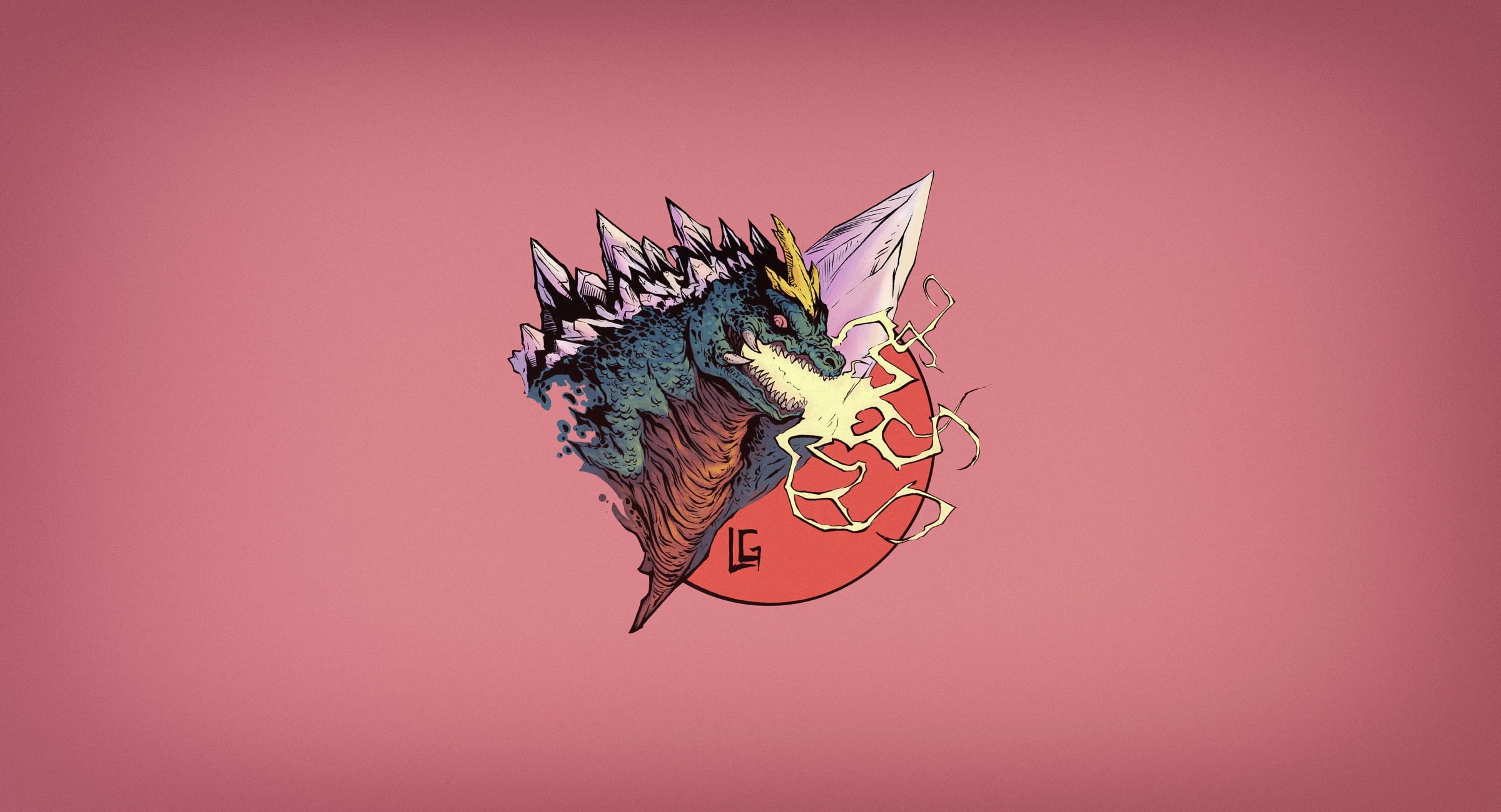 Background, Monster, Space Godzilla, By Leonardo Gonzalez, Kaiju portraits, Creatures, Art, Gull, 1080P, Figure, By LG, Leonardo Gonzalez, Godzilla, HD Wallpaper