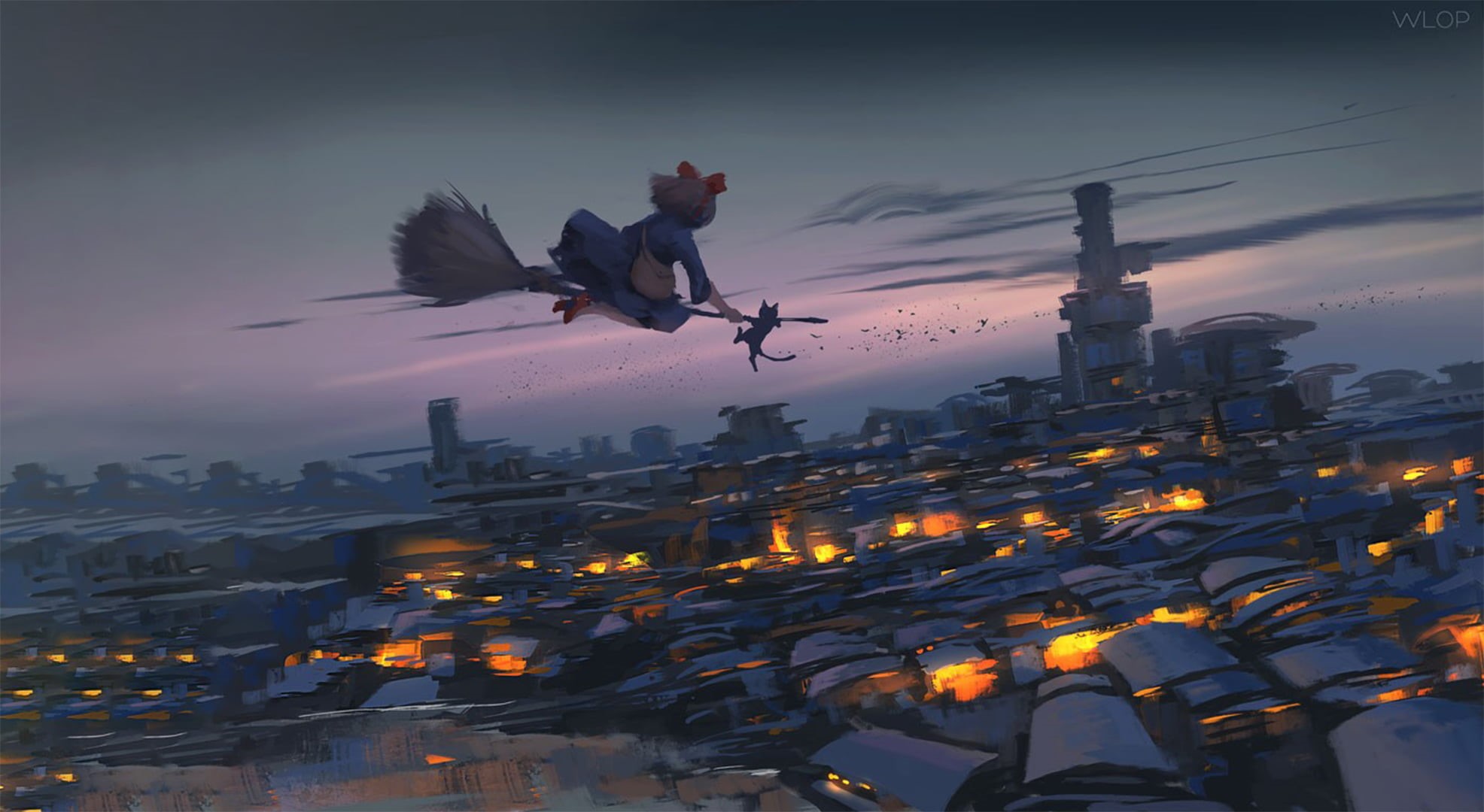 1080P, Kikis Delivery Service, Movie, HD Wallpaper
