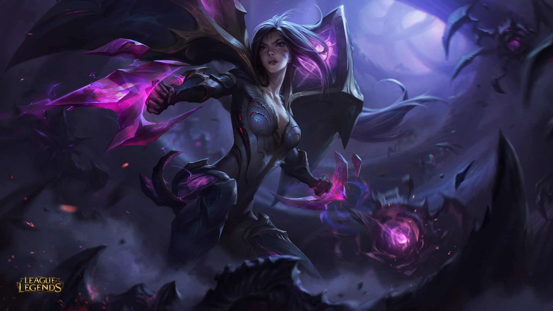 Daughter of the Void, Abyss, League Of Legends, LoL, Kay Sa, 1080P, KaiSa, Splash, Mondry, Artwork, HD Wallpaper