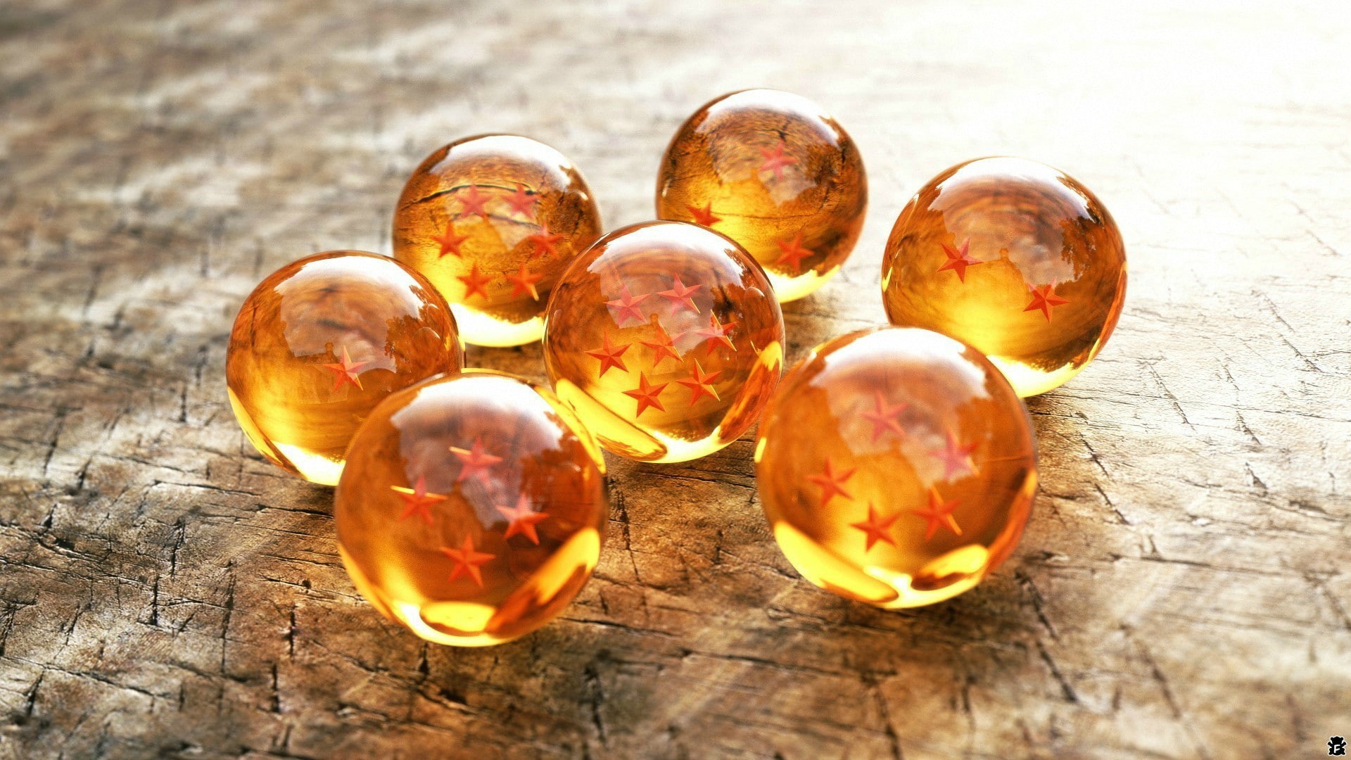 Z, orange, Red, balls, black, dragon, white, 1080P, yellow, stars, Dragon Ball, seven, ball, brown, HD Wallpaper