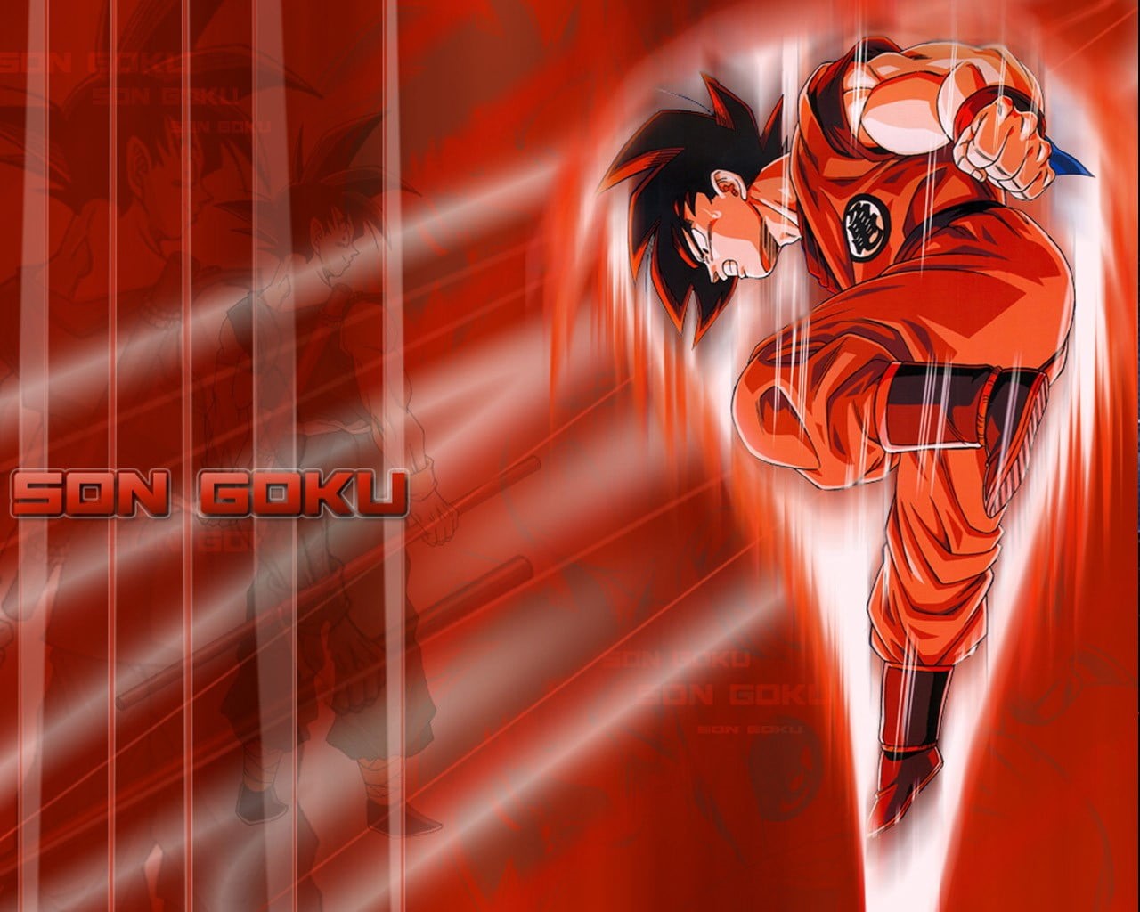 blurred motion, anime, protection, uniform, illustration, arts culture and entertainment, sport, goku, 720P, Son Goku, day, ball, young adult, standing, HD Wallpaper