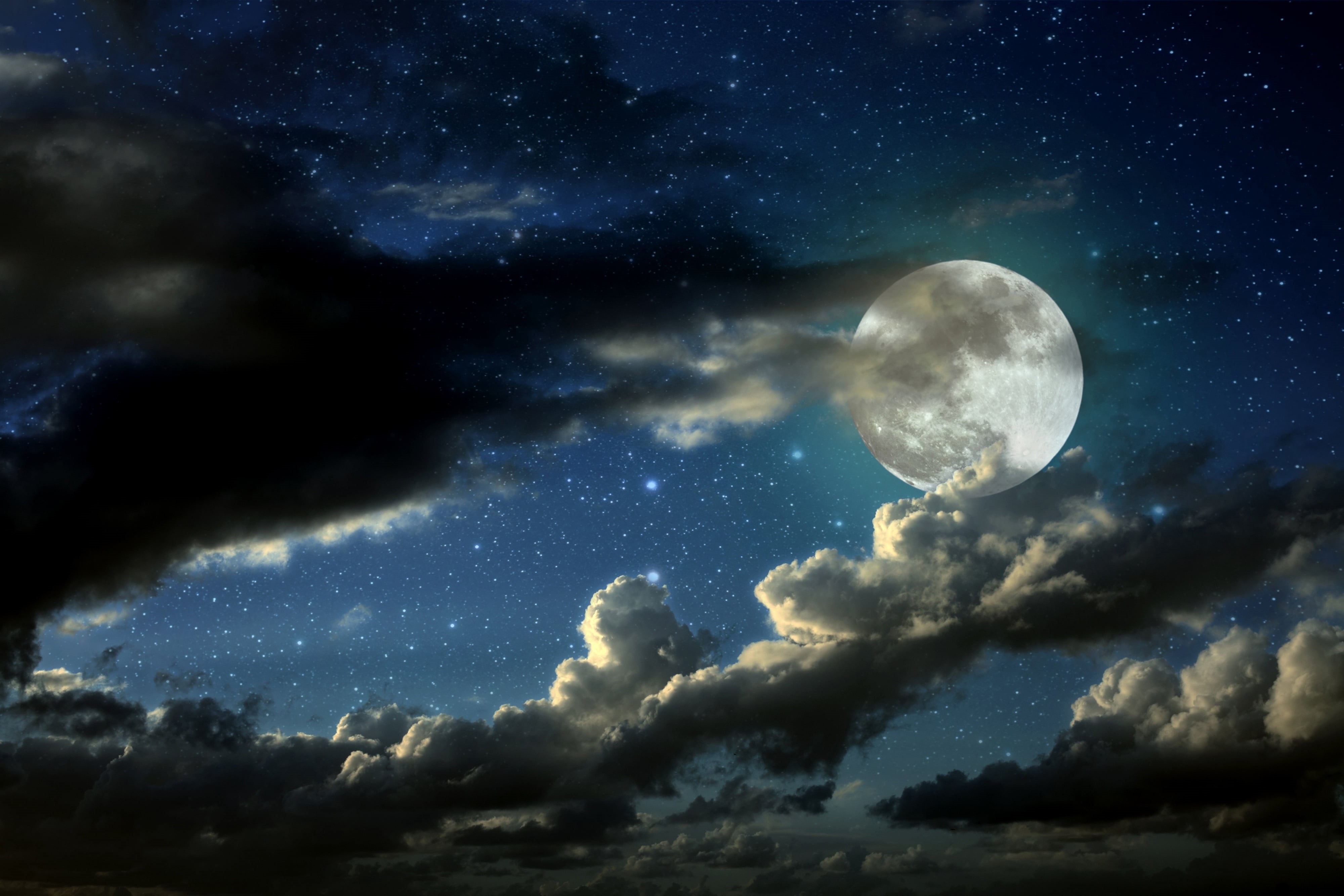 astronomy Telescope, nebula, constellation, moonlight, no people, night, cloud - Sky, glowing, milky Way, clouds, beauty in nature, backgrounds, HD Wallpaper