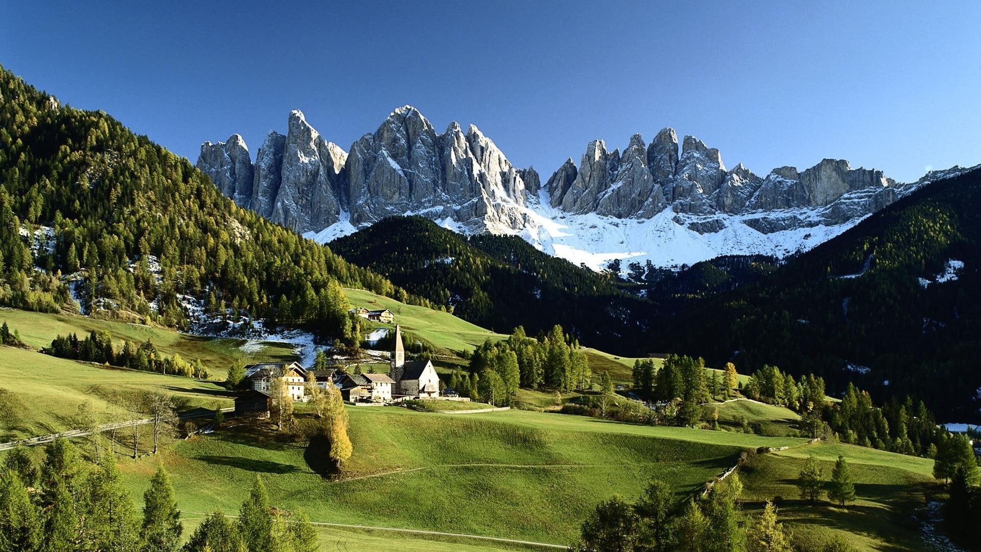 paisaje, naturaleza, 1080P, pueblo, HD Wallpaper