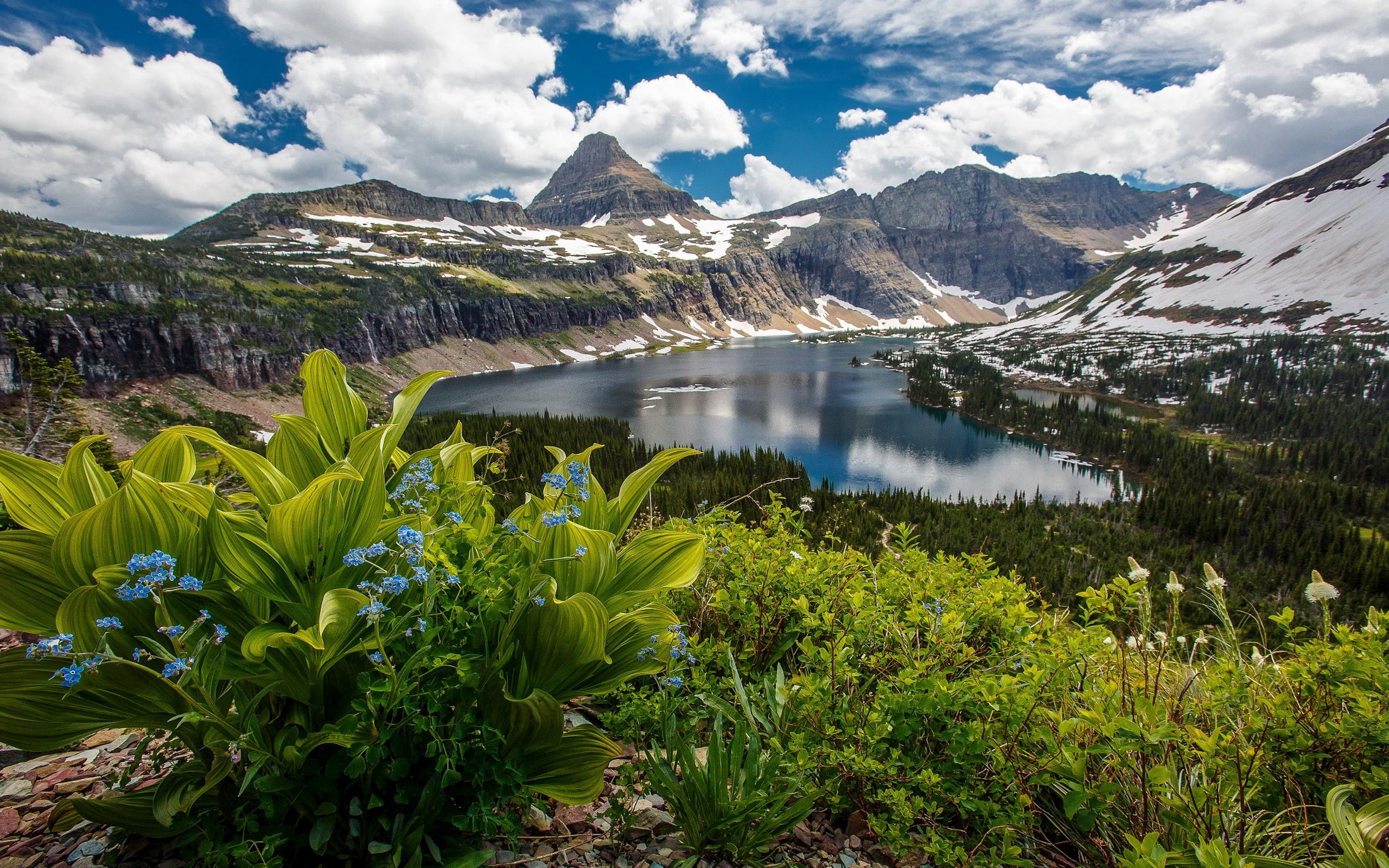 s, reynolds, state, mountain, bearhat, national, landscape, clements, lake, park, montana, glacier, hidden, hd, u, 2K, HD Wallpaper
