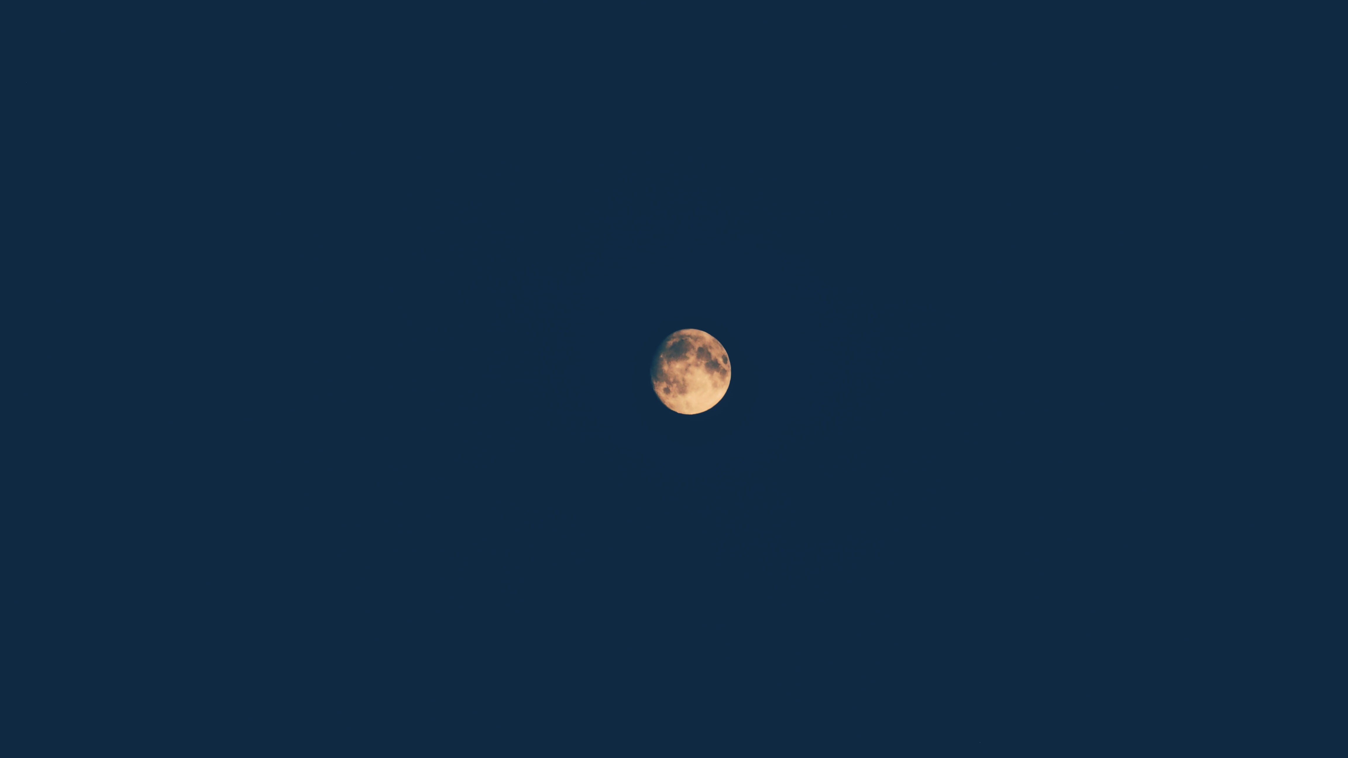 astronomy, blue, moon, night, no people, copy space, tranquil scene, beauty in nature, nature, clear sky, astrology, low angle view, moonlight, dark, 4K, HD Wallpaper