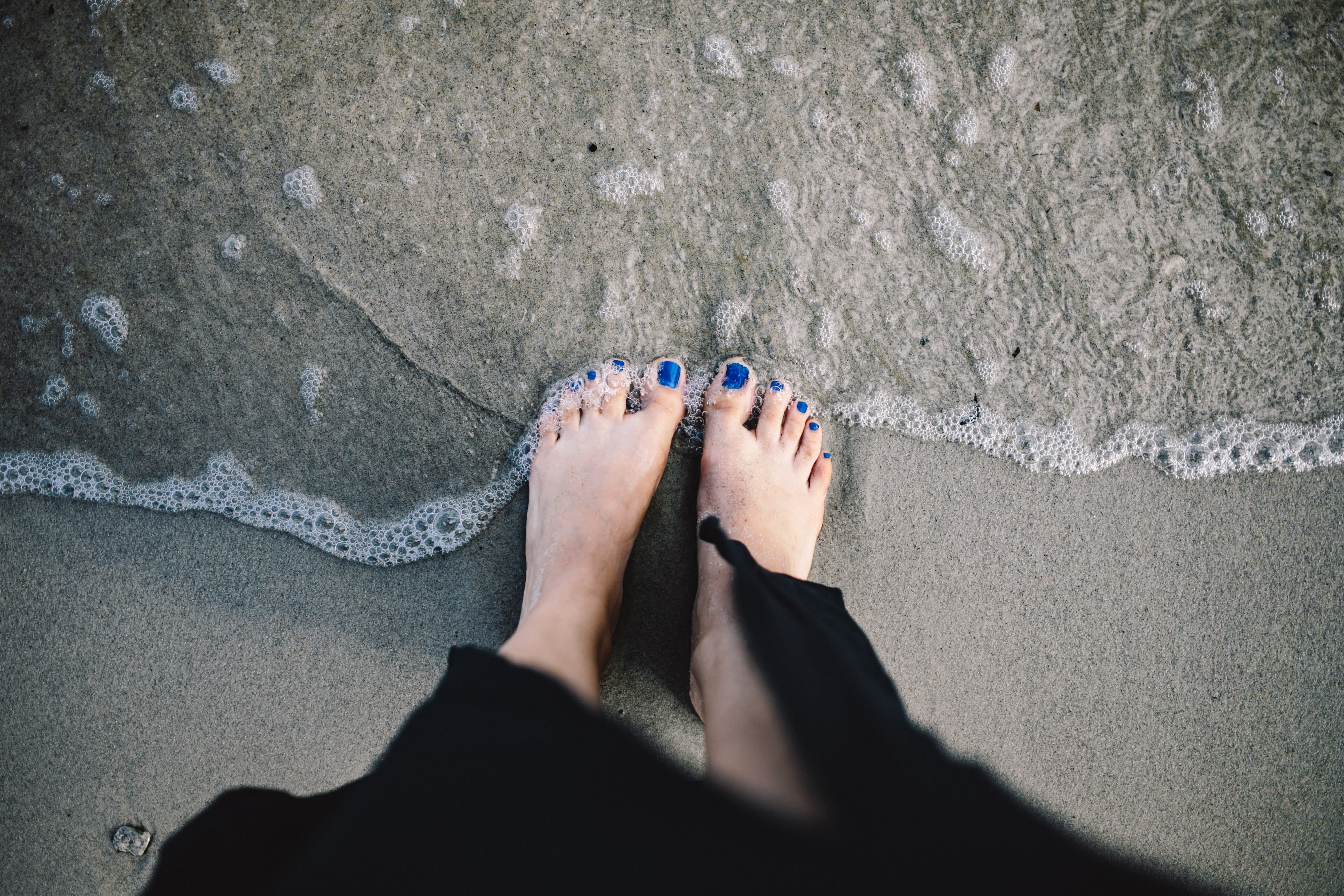 adult, nature, feet, beach, 4K, lifestyles, standing, coast, nail, LEGS, shore, summer, sand, females, woman, personal perspective, land, SEASIDE, outdoors, HD Wallpaper