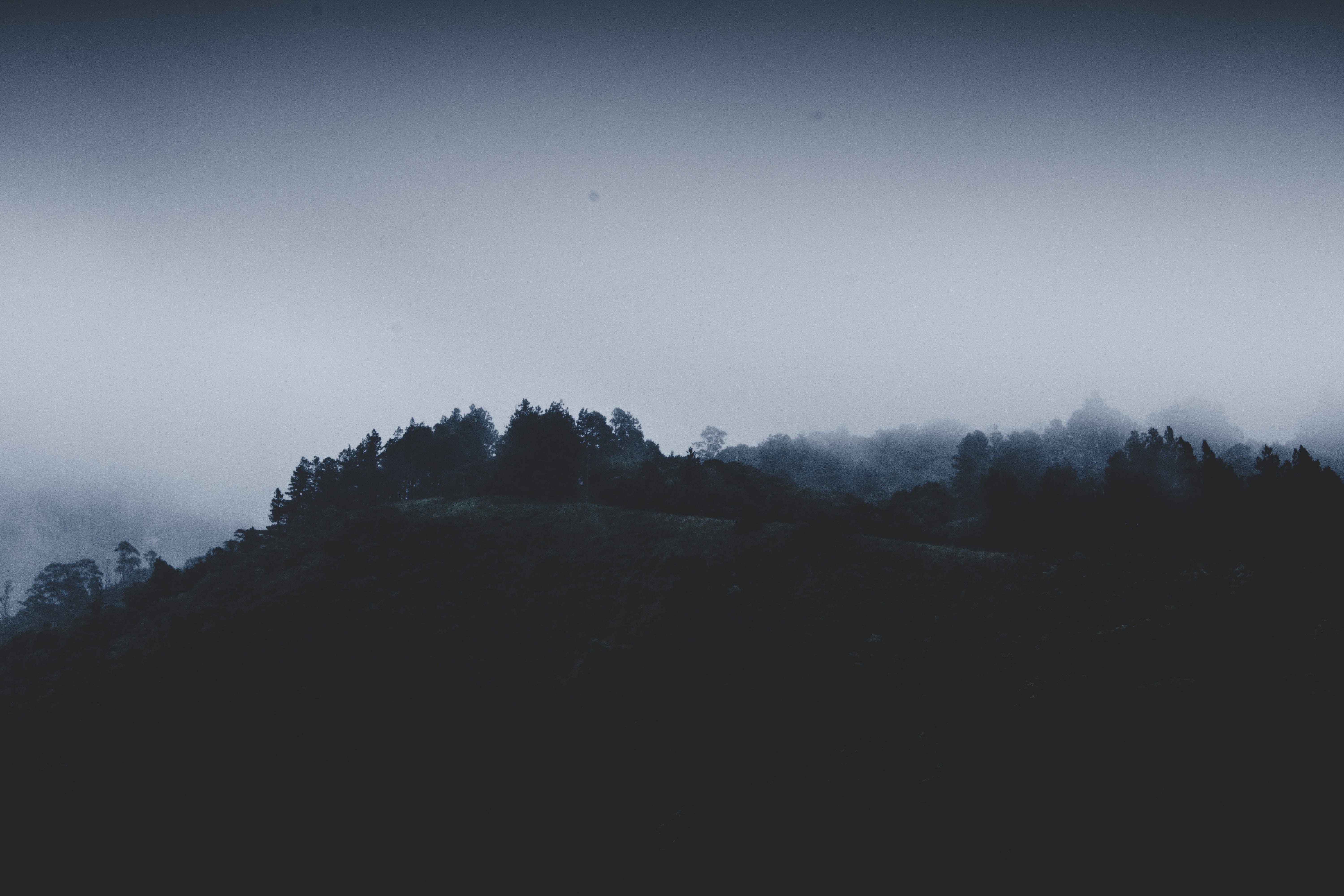 plant, mountain peak, beauty in nature, land, non-urban scene, moody, landscape, blue, environment, no people, sky, setting, panama, 5K, fun, tranquil scene, HD Wallpaper