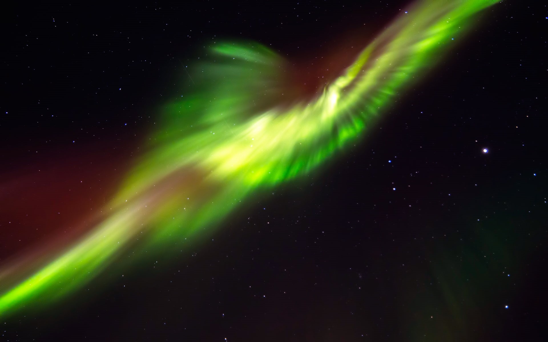 hd, nature, green, 1080P, night, stars, northern, borealis, aurora, lights, HD Wallpaper