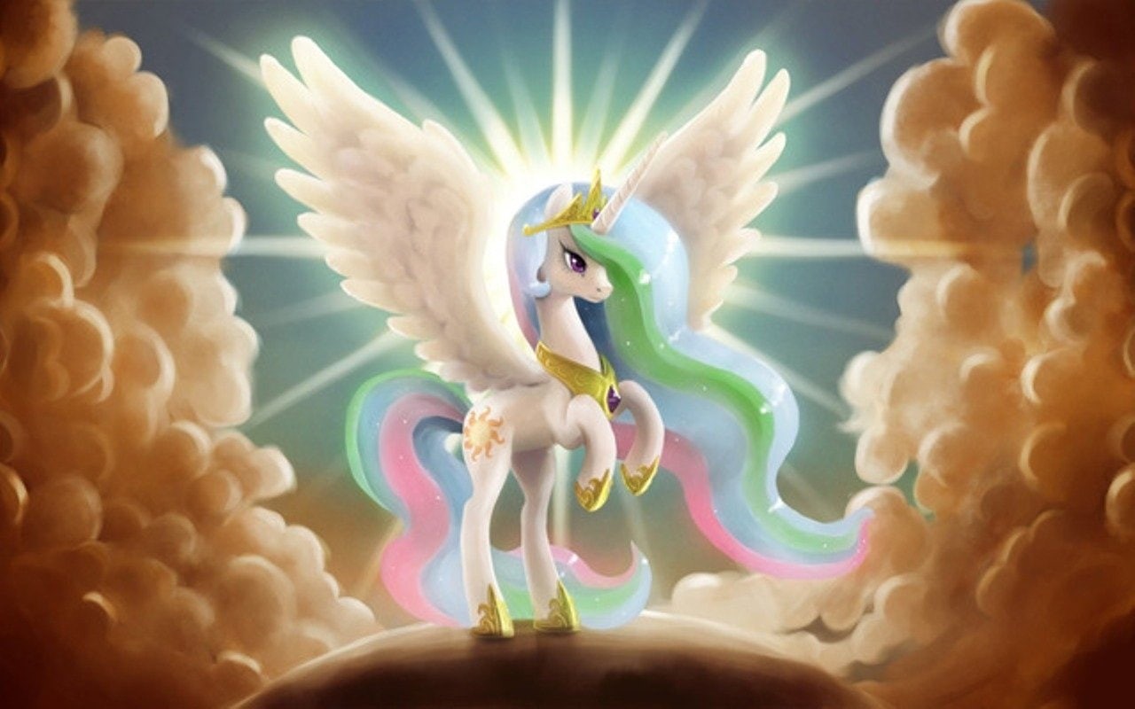 720P, Princess Celestia, My Little Pony, unicorn, My Little Pony: Friendship is Magic, TV Show, HD Wallpaper