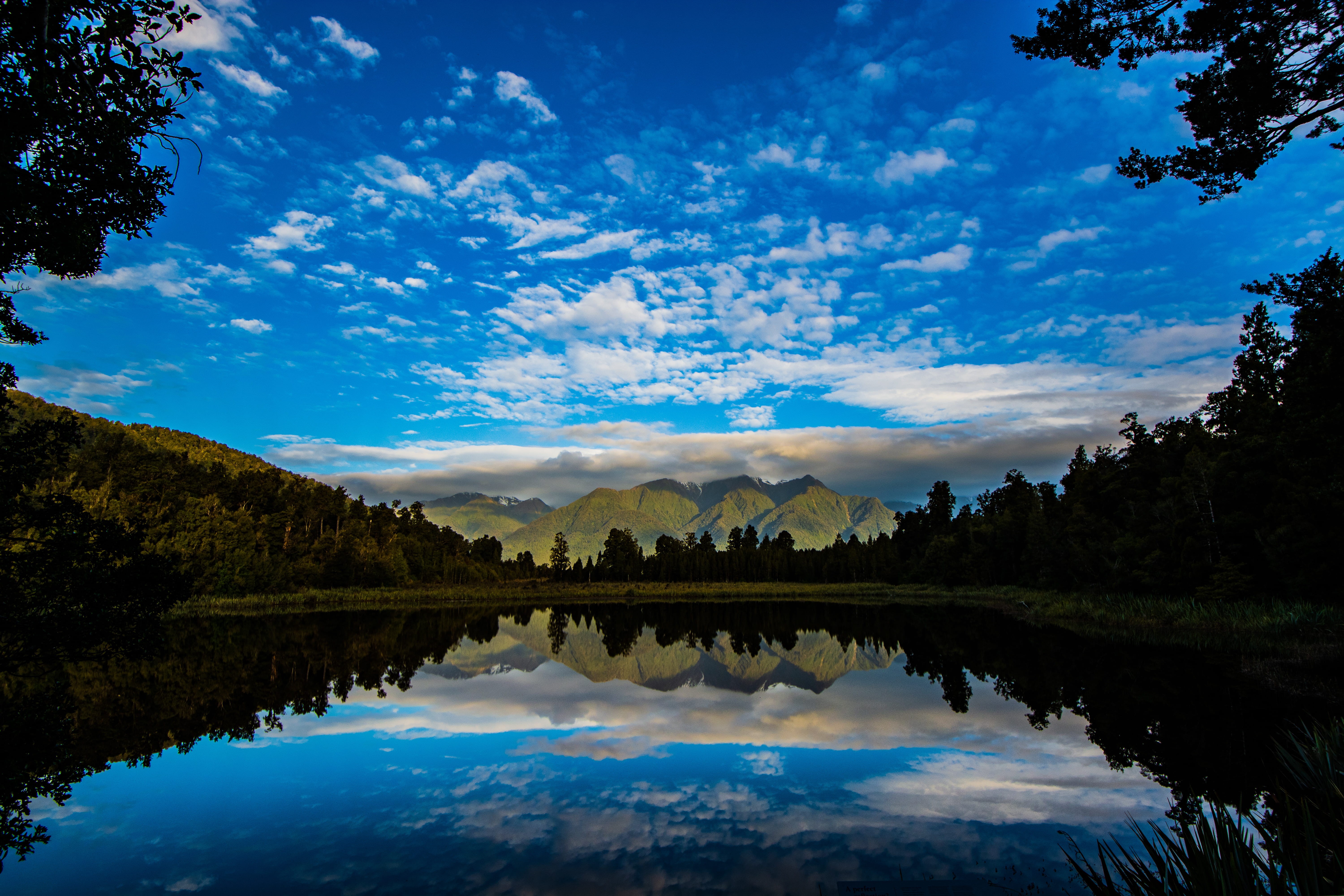 tranquility, plant, waterfront, tree, beauty in nature, dusk, scenics - nature, non-urban scene, tranquil scene, idyllic, water, mountain, cloud - sky, HD Wallpaper