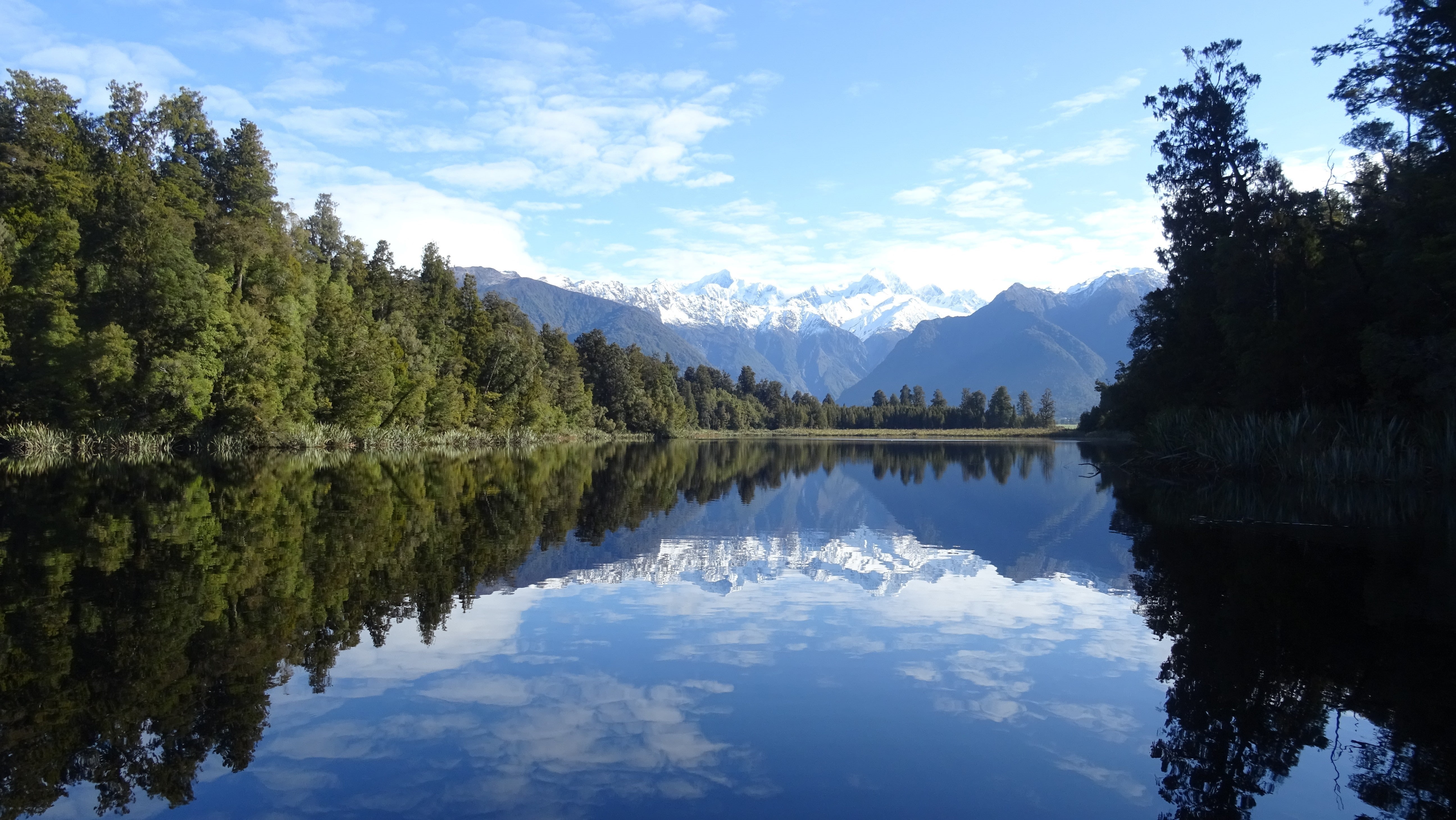 reflection lake, landscape, sky, 5K, outdoors, no people, day, reflection, mountain, non-urban scene, water, waterfront, growth, tranquil scene, nature, HD Wallpaper