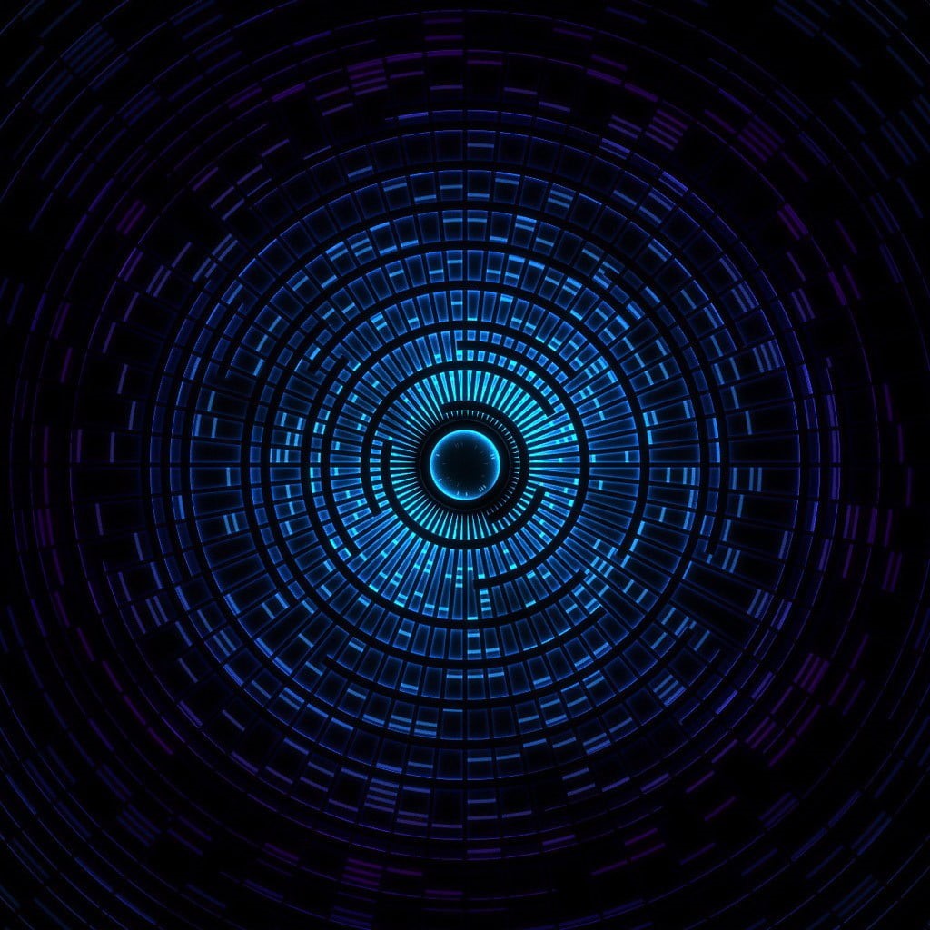 blurred motion, pattern, black background, technology, no people, space, shape, Digital Blasphemy, distorted image, bright, untitled, striped, night, tunnel, Phone HD Wallpaper