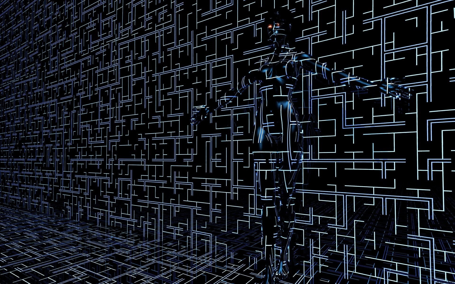 abundance, render, large group of objects, indoors, no people, wall, 1080P, architecture, abstract, built structure, full frame, futuristic, pattern, wall - building feature, HD Wallpaper
