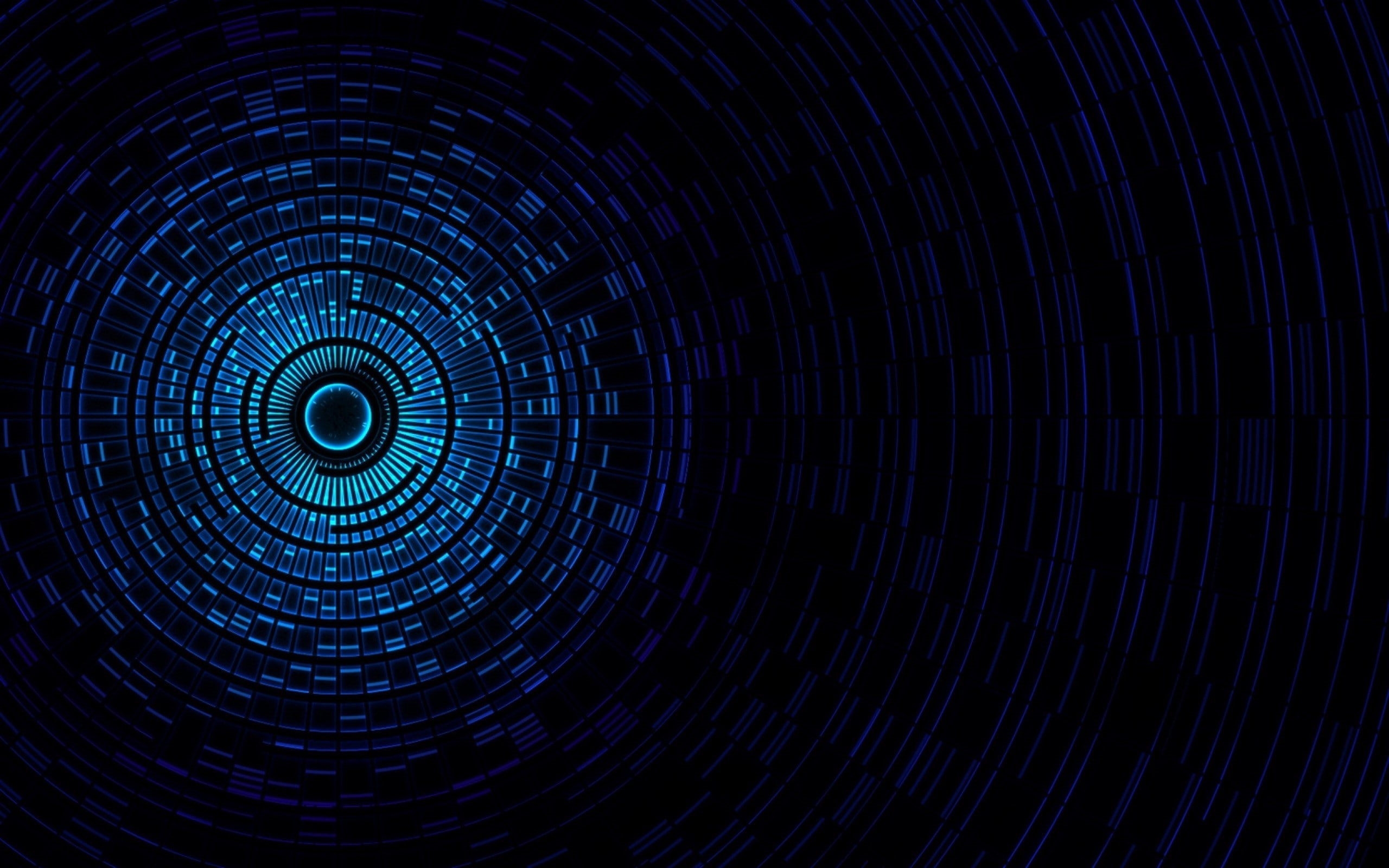 infinity, motion, illuminated, black background, distorted image, abstract, 2K, circle, Digital Blasphemy, shape, futuristic, geometric shape, directly below, HD Wallpaper