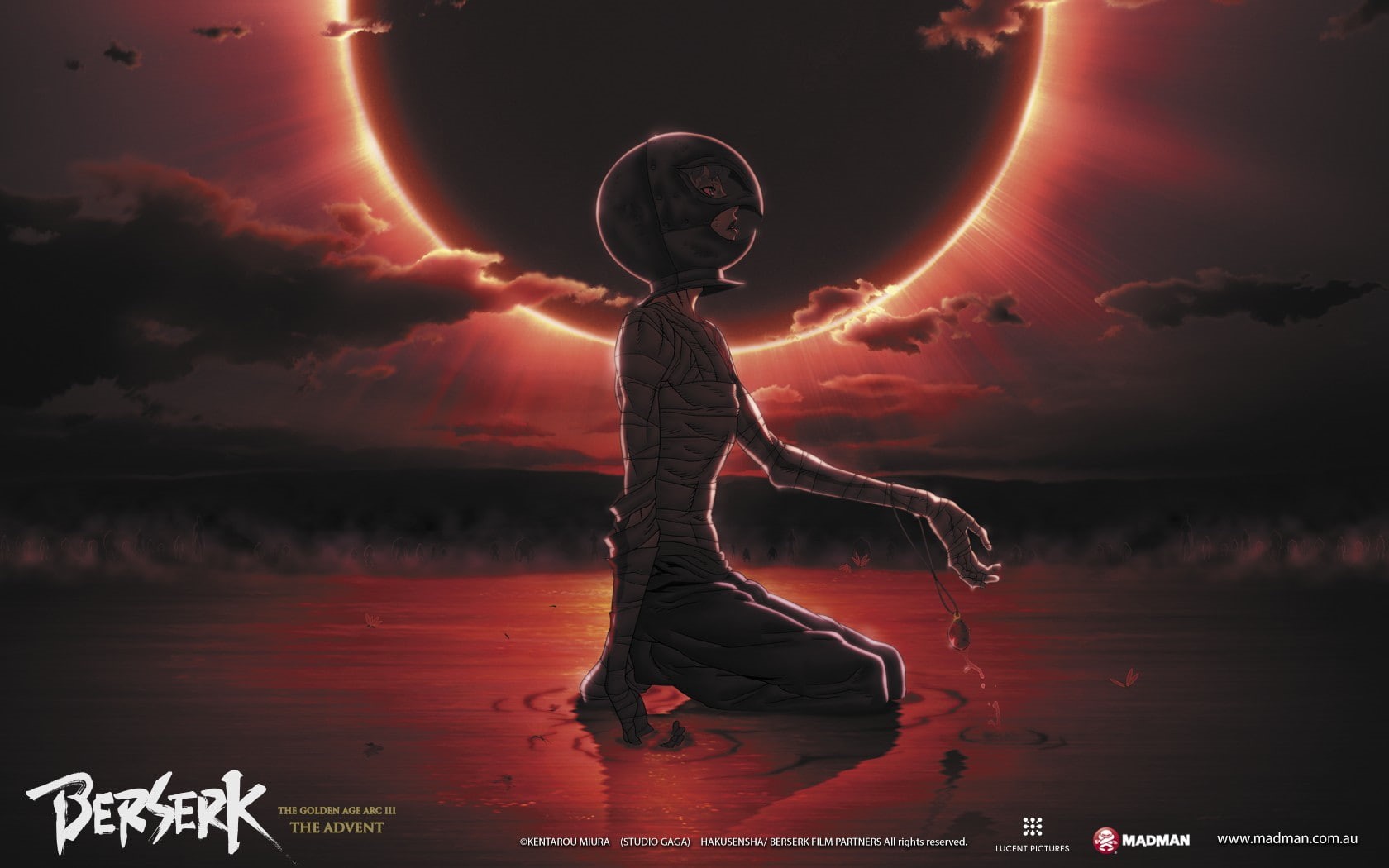 720P, digital composite, water, standing, one person, sport, clothing, sunset, nature, adult, cloud - sky, side view, sky, beauty in nature, holding, berserk griffith eclipse, HD Wallpaper