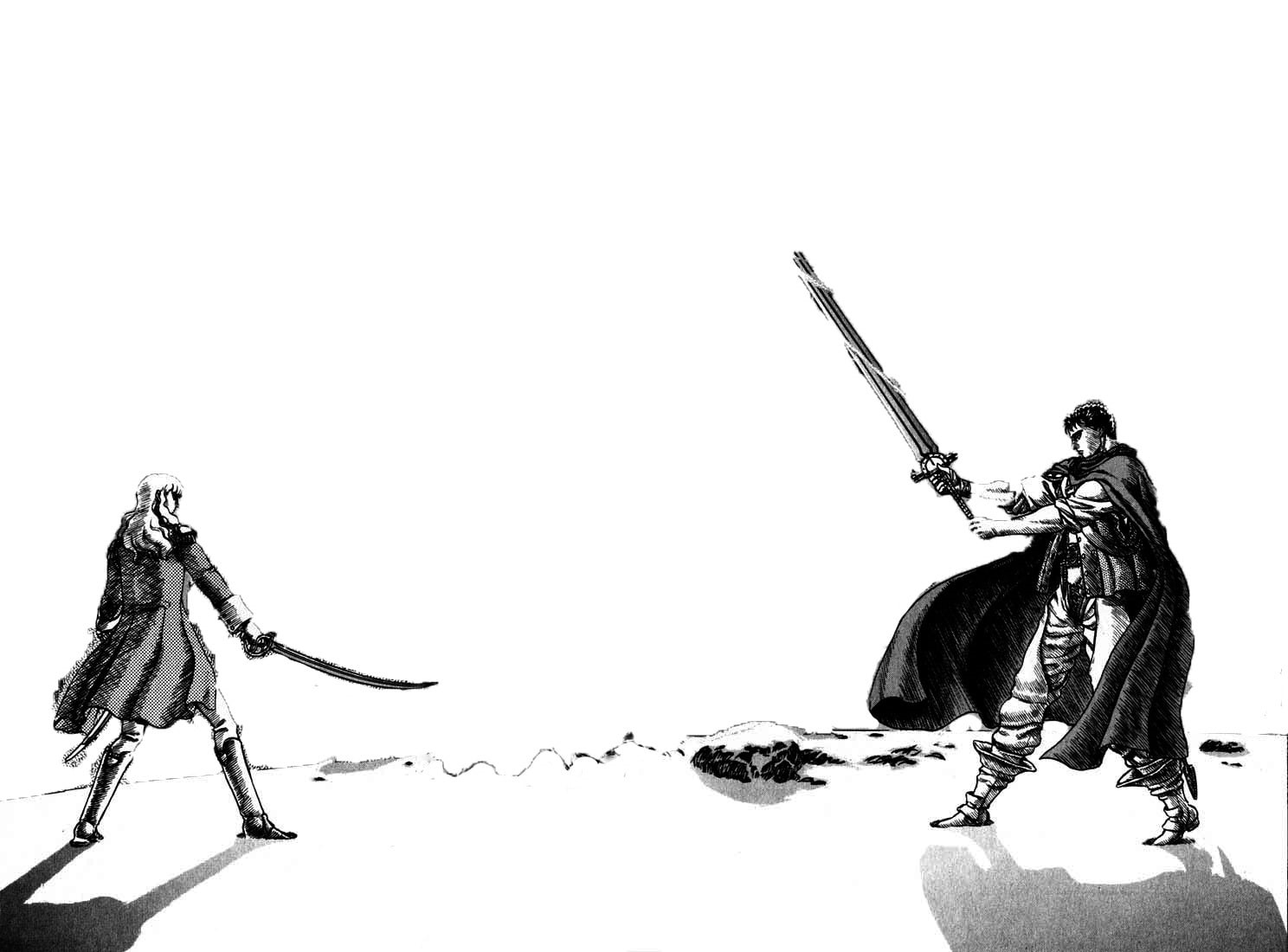 720P, Manga, Guts (Berserk), Griffith (Berserk), Anime, Berserk, HD Wallpaper