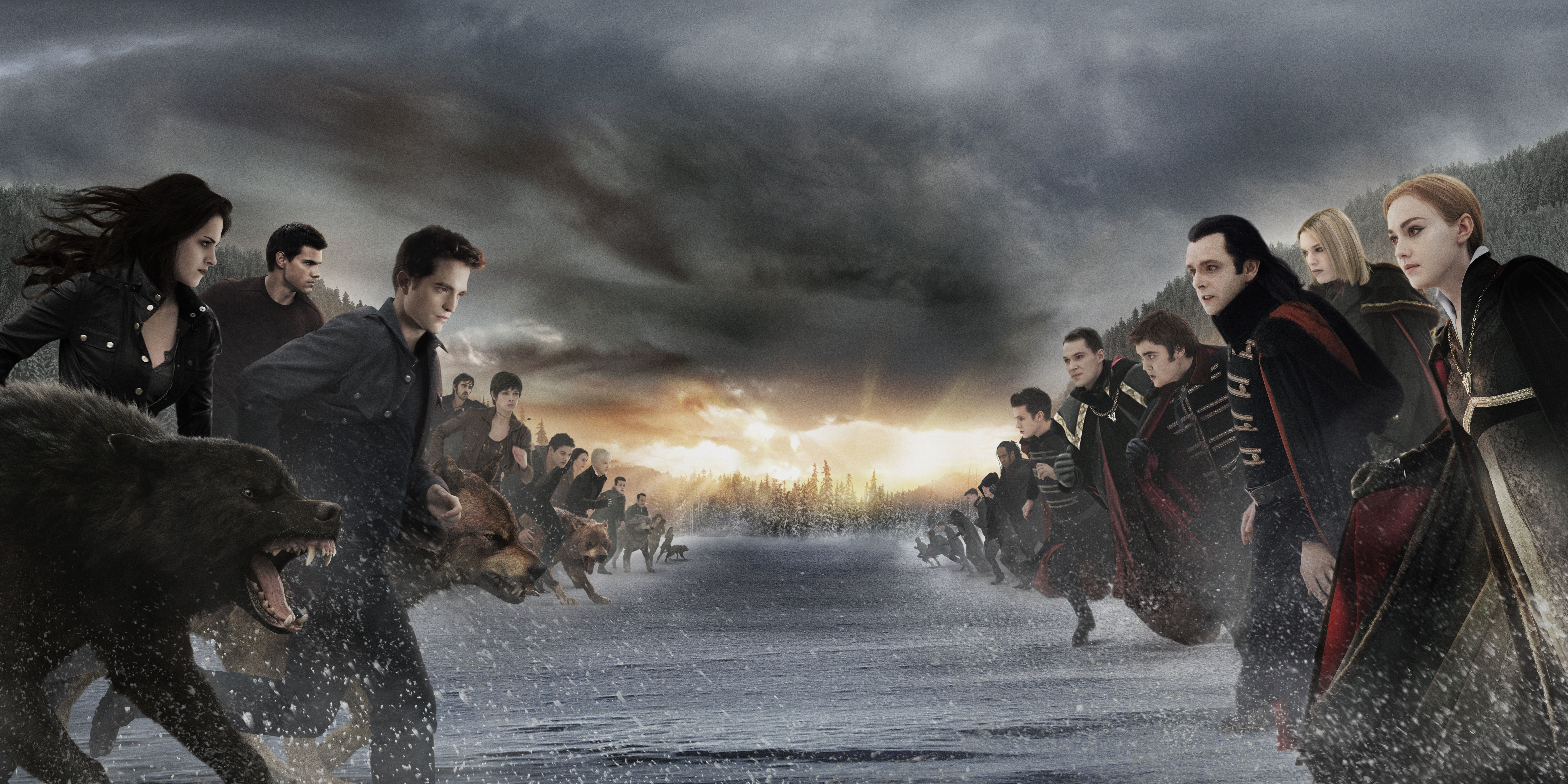 group Of People, sky, people, outdoors, crowd, activity, Bella, cold - Temperature, running, Jacob, fun, movie, adult, Twilight, eclipse, HD Wallpaper