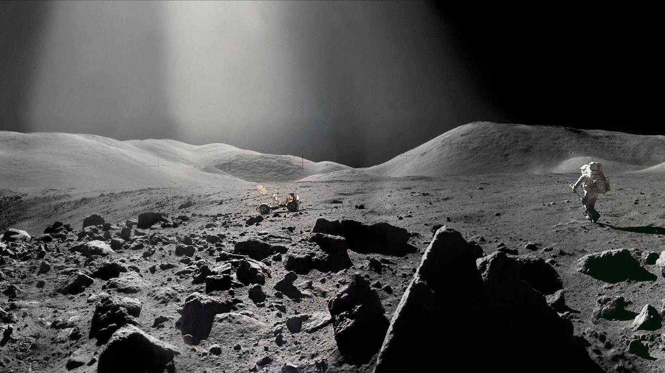 landing, astronaut, lunar, hd, alien, rover, lander, landscape, moon, 720P, space, HD Wallpaper