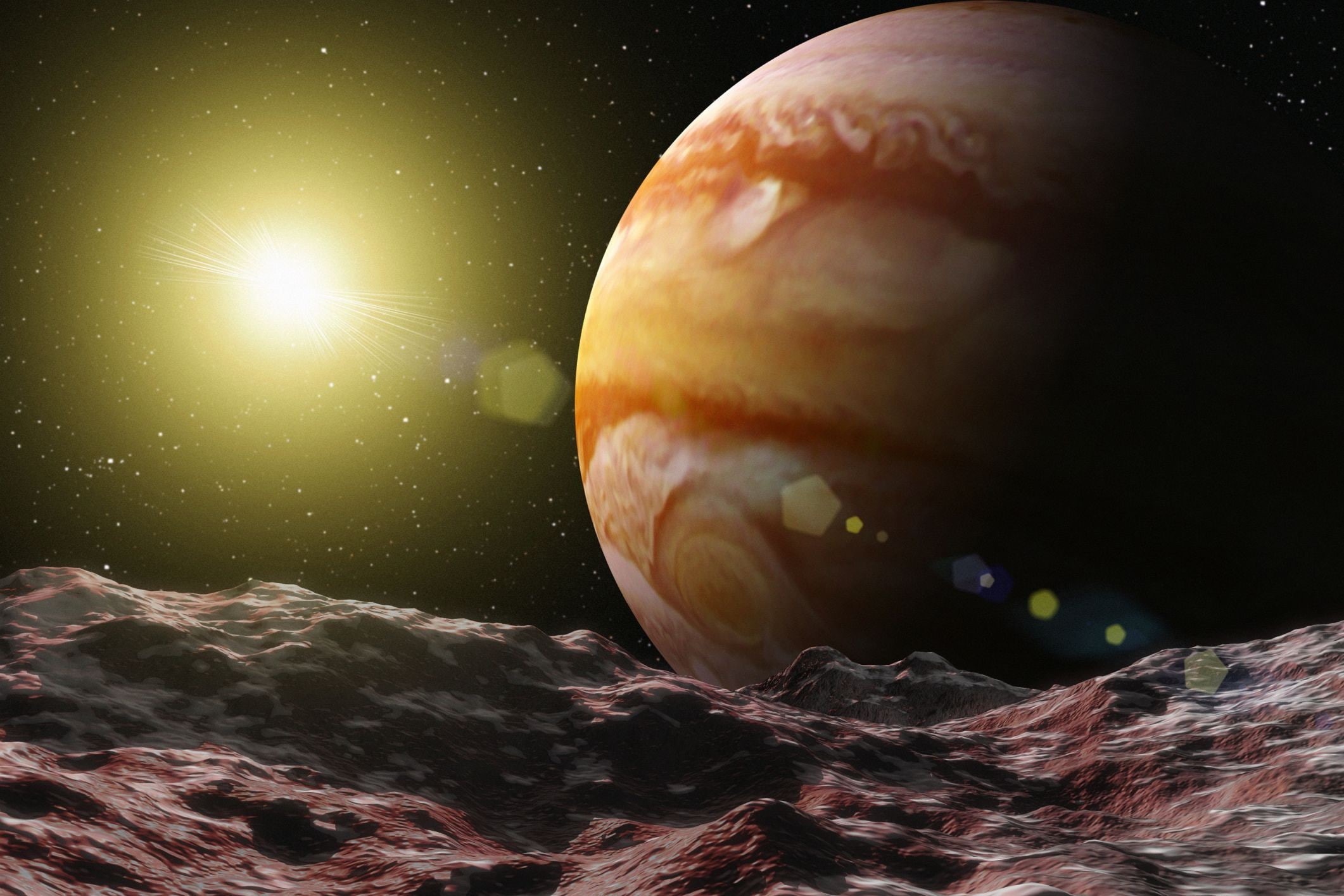 satelite, planeta, 1080P, sol, naturaleza, espacio, HD Wallpaper