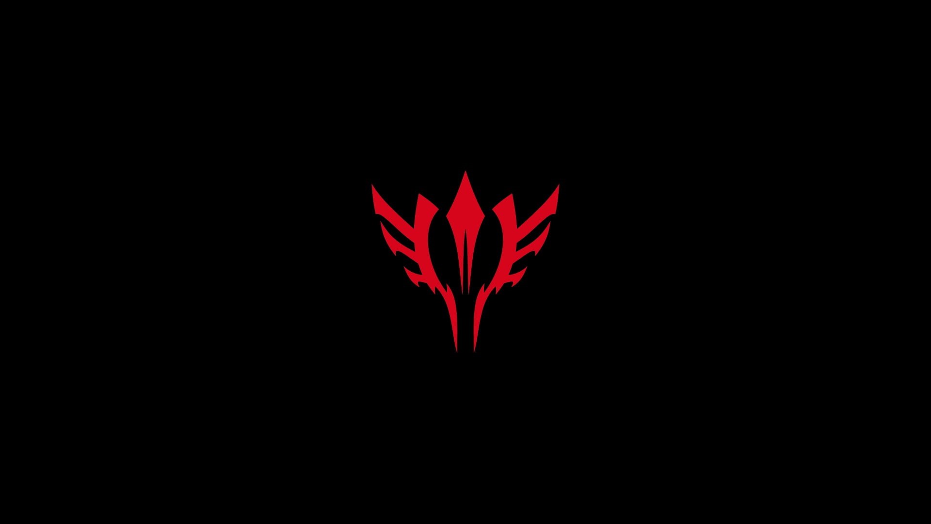 Fate/Stay Night, red, black color, motion, nature, maple leaf, black, minimalism, night, studio shot, beauty in nature, simple background, leaf, HD Wallpaper