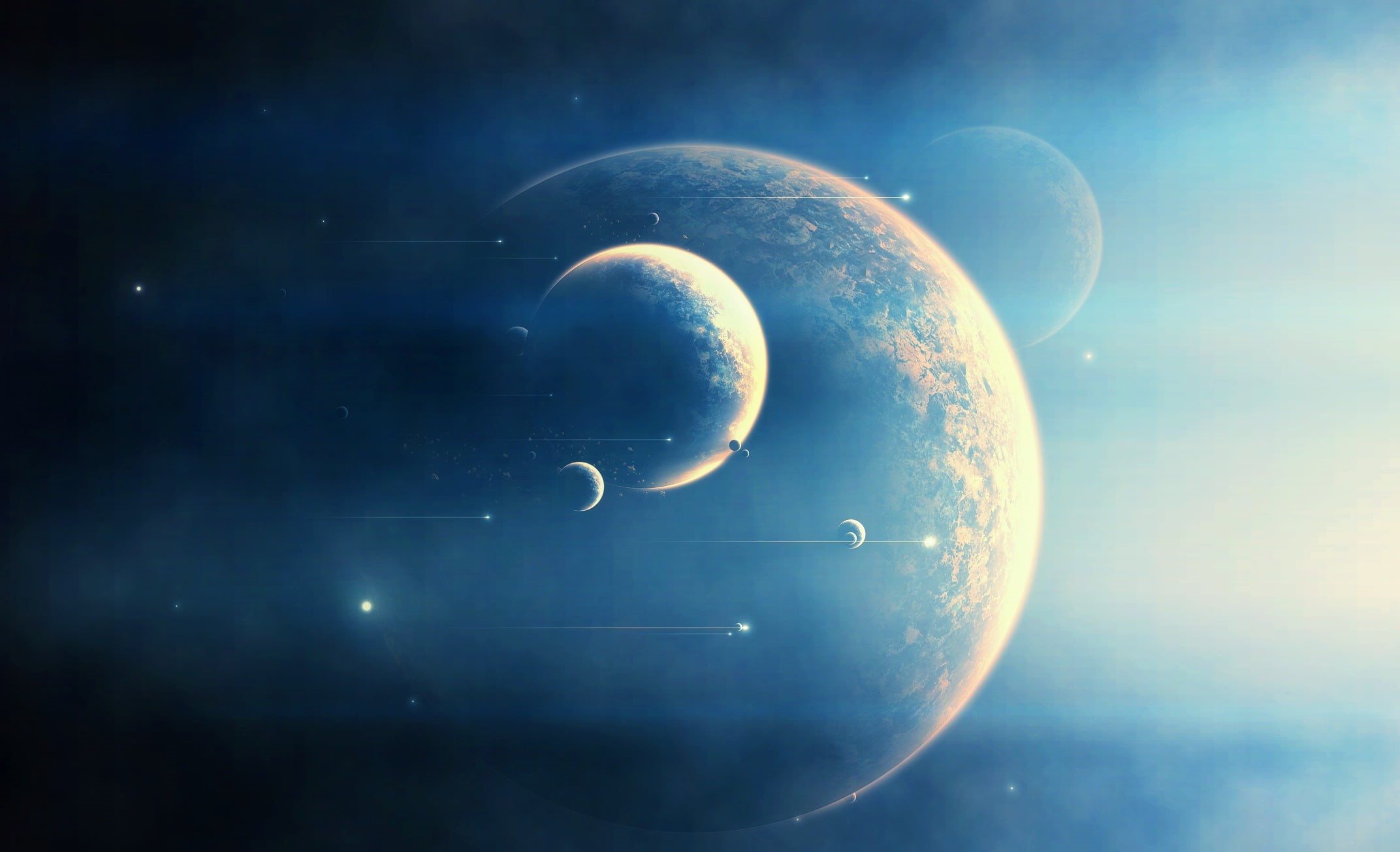 atmosphere, galaxy, space art, orbiting, Earth, no people, beauty in nature, scenics - nature, cloud - sky, nature, light - natural phenomenon, HD Wallpaper