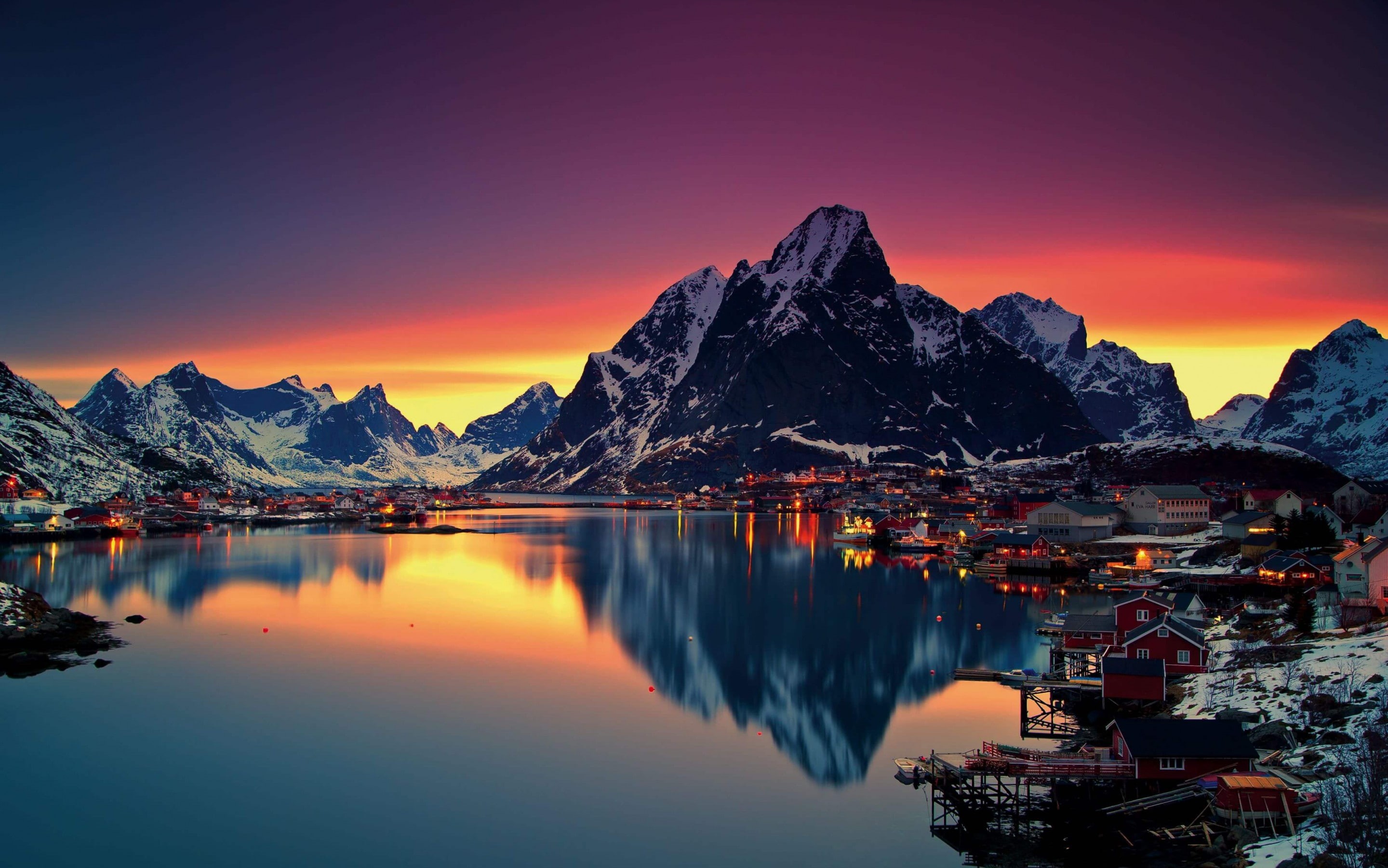 Norway  for Desktop 2880 x 1800, Lofoten Islands, 2K, HD Wallpaper