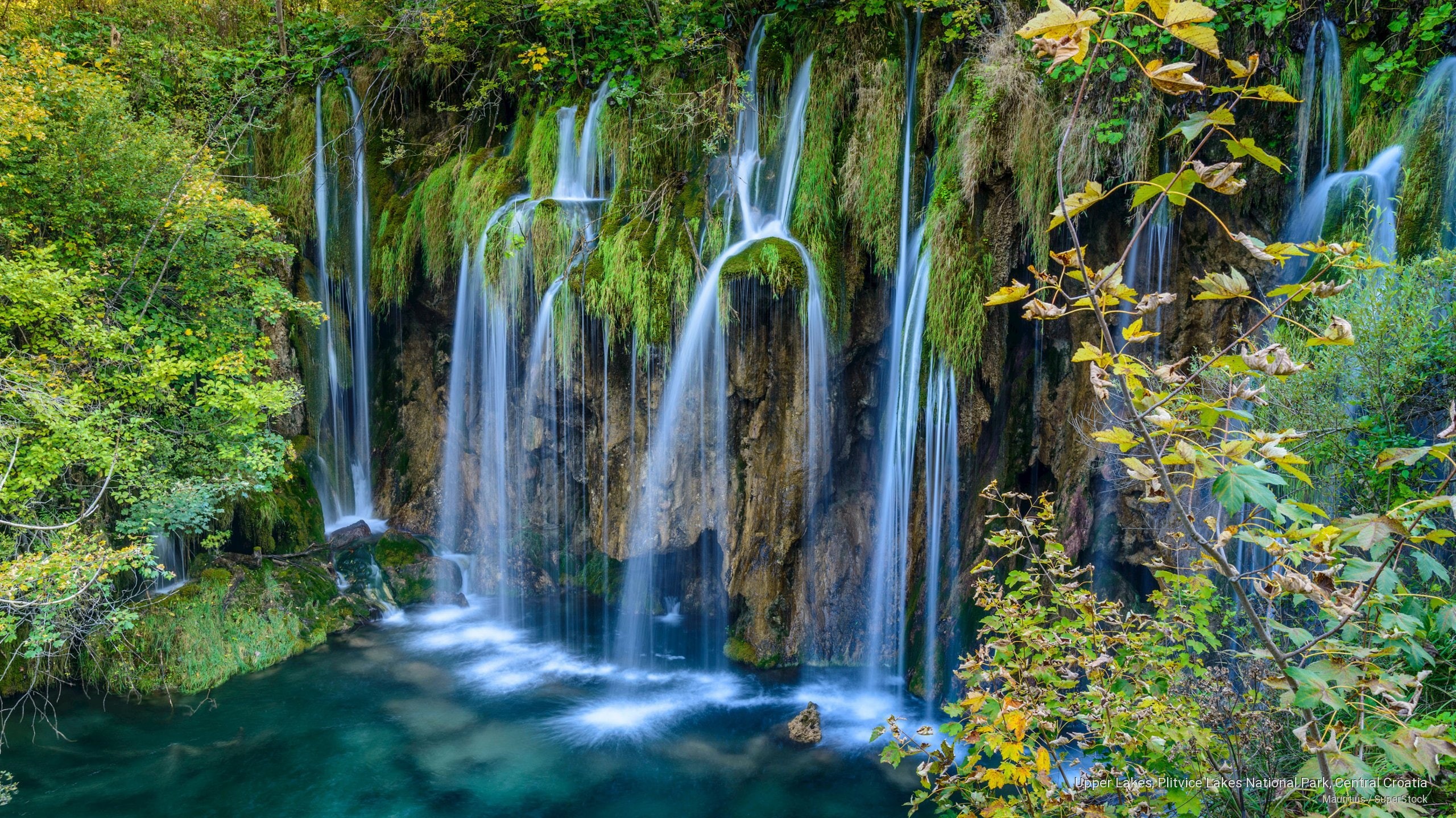 upper, Waterfalls, plitvice, lakes, central, croatia, 2K, national, park, HD Wallpaper