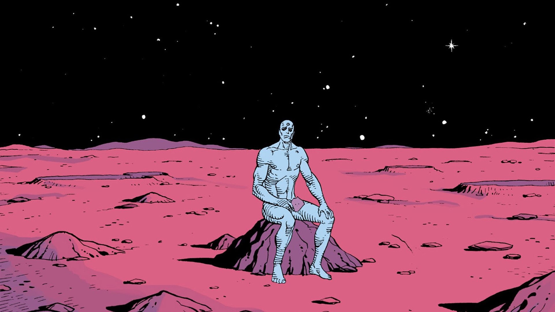 Doctor Manhattan, Watchmen, 1080P, HD Wallpaper