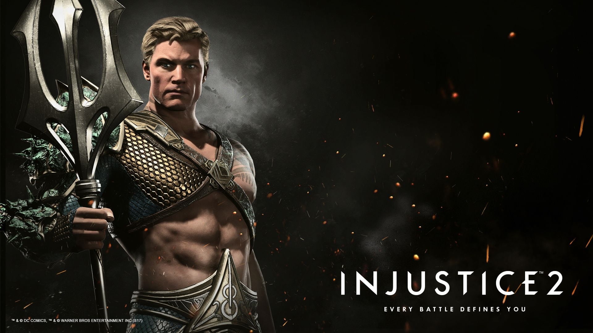 young men, lifestyles, handsome, sword, males, front view, Injustice 2, men, DC Comics, muscular build, beard, arts culture and entertainment, weapon, Aquaman, HD Wallpaper
