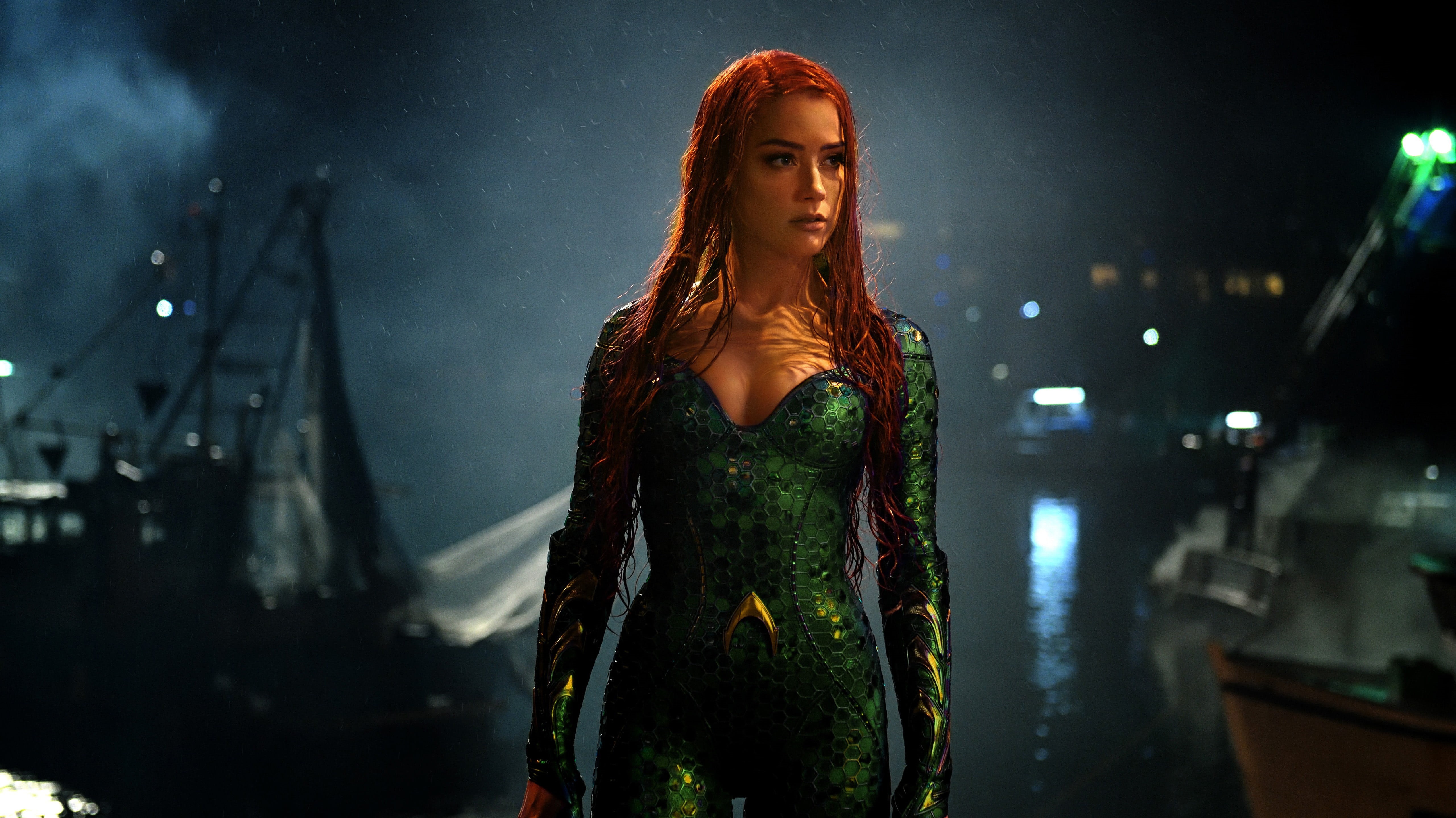 DC Comics, Mera, Amber Heard, Aquaman, 5K, HD Wallpaper