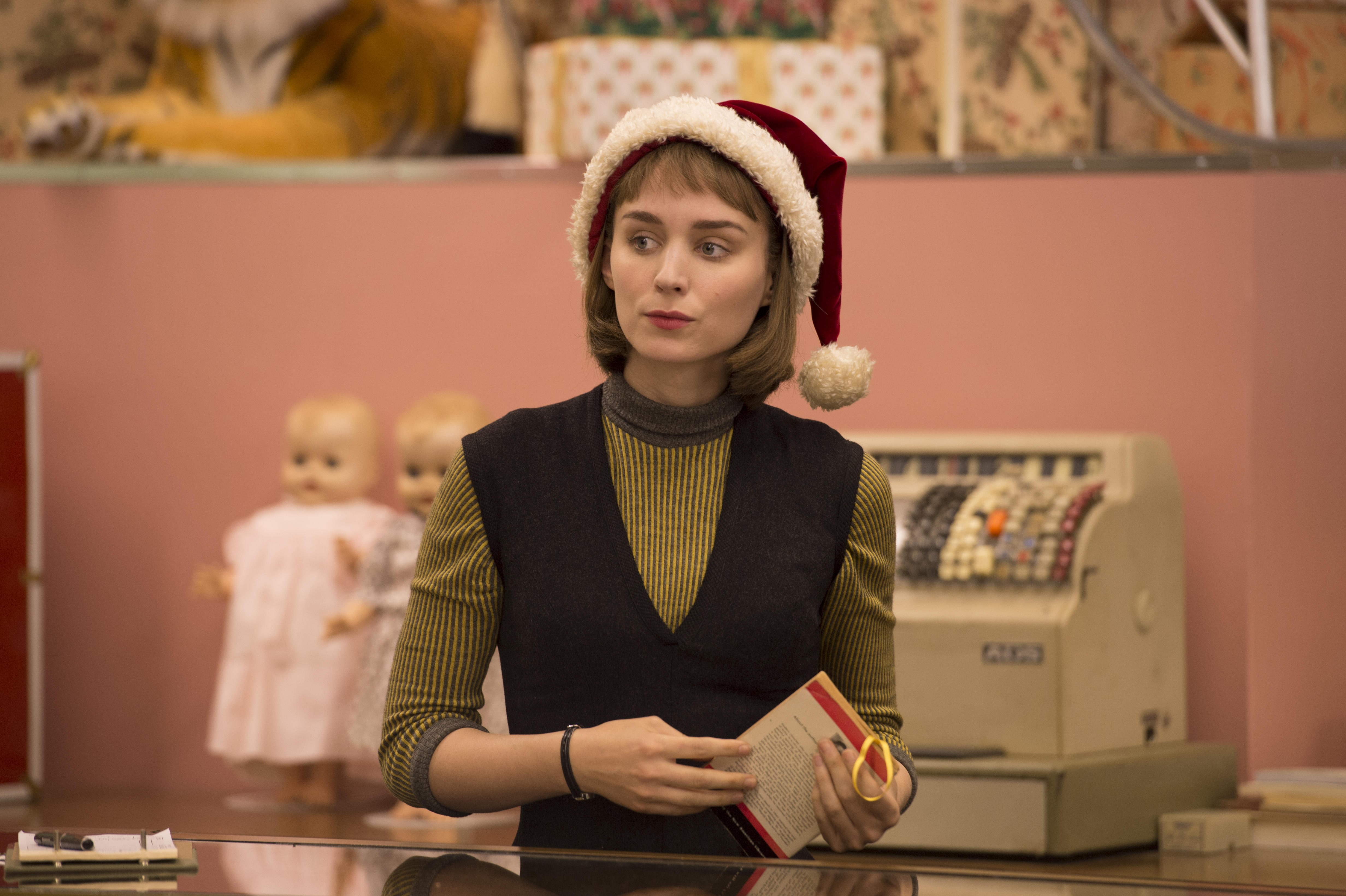 women, 4K, actress, movie characters, movies, Rooney Mara, Therese Belivet, Carol (film), HD Wallpaper