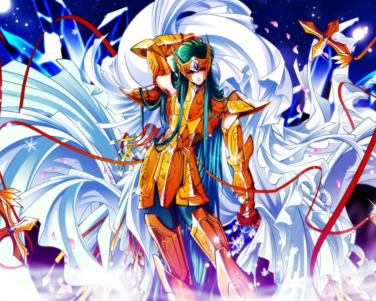 Saint Seiya Omega, statue, nature, female likeness, festival, art and craft, outdoors, representation, multi colored, day, male likeness, no people, belief, HD Wallpaper