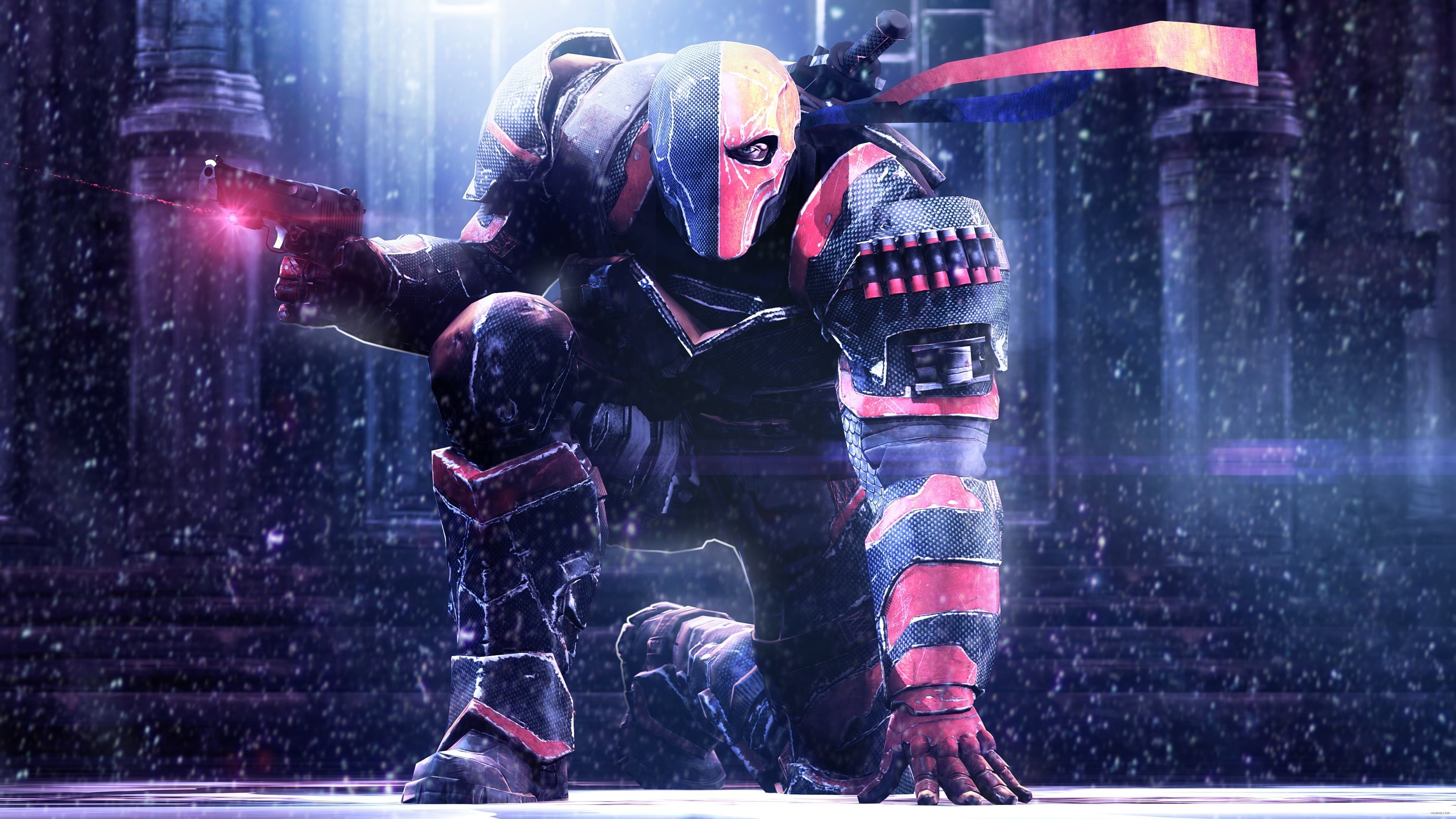 Batman: Arkham Origins, 4K, Deathstroke, video games, HD Wallpaper