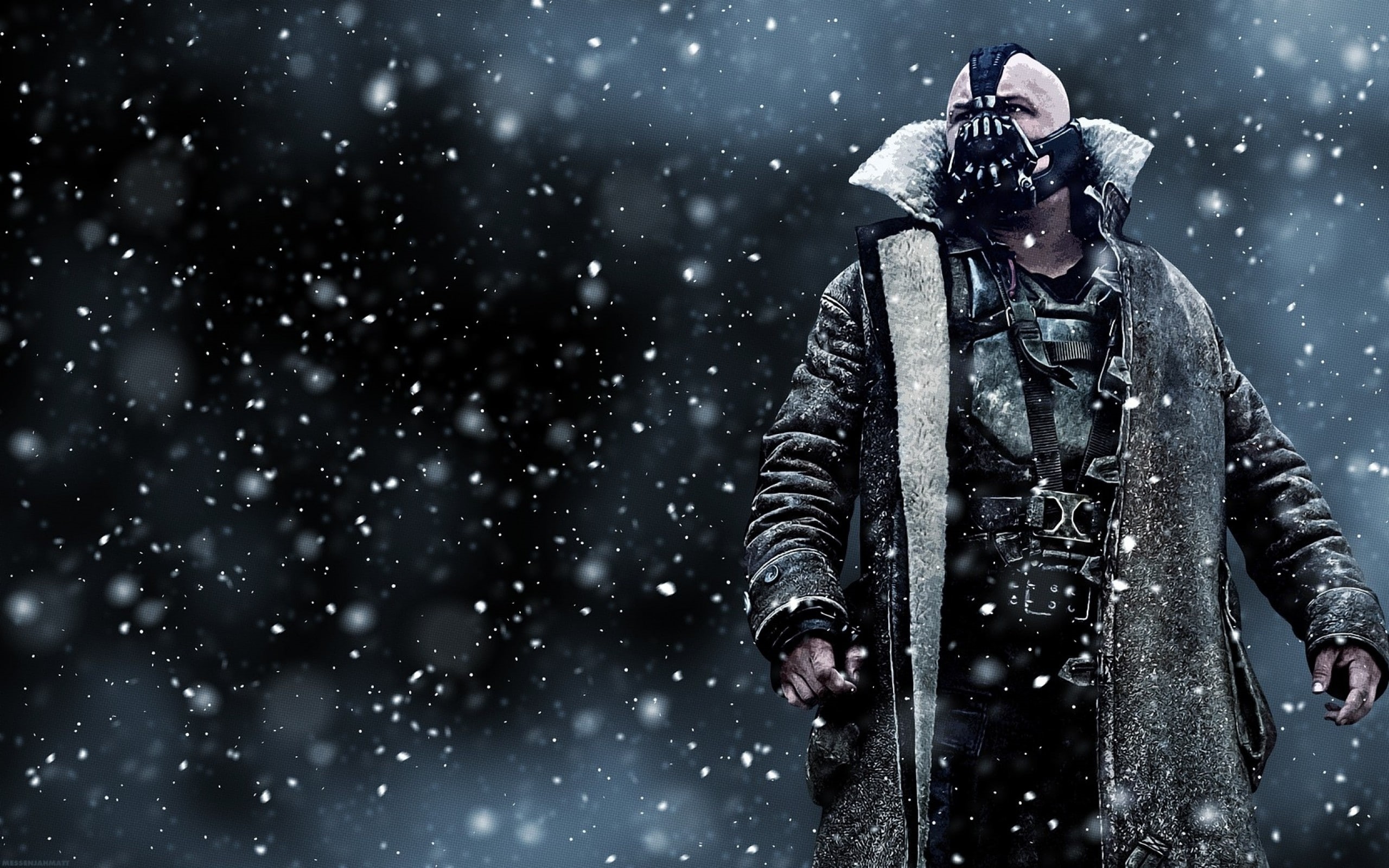 MessenjahMatt, mask, movies, 2K, Bane, Batman, The Dark Knight Rises, HD Wallpaper