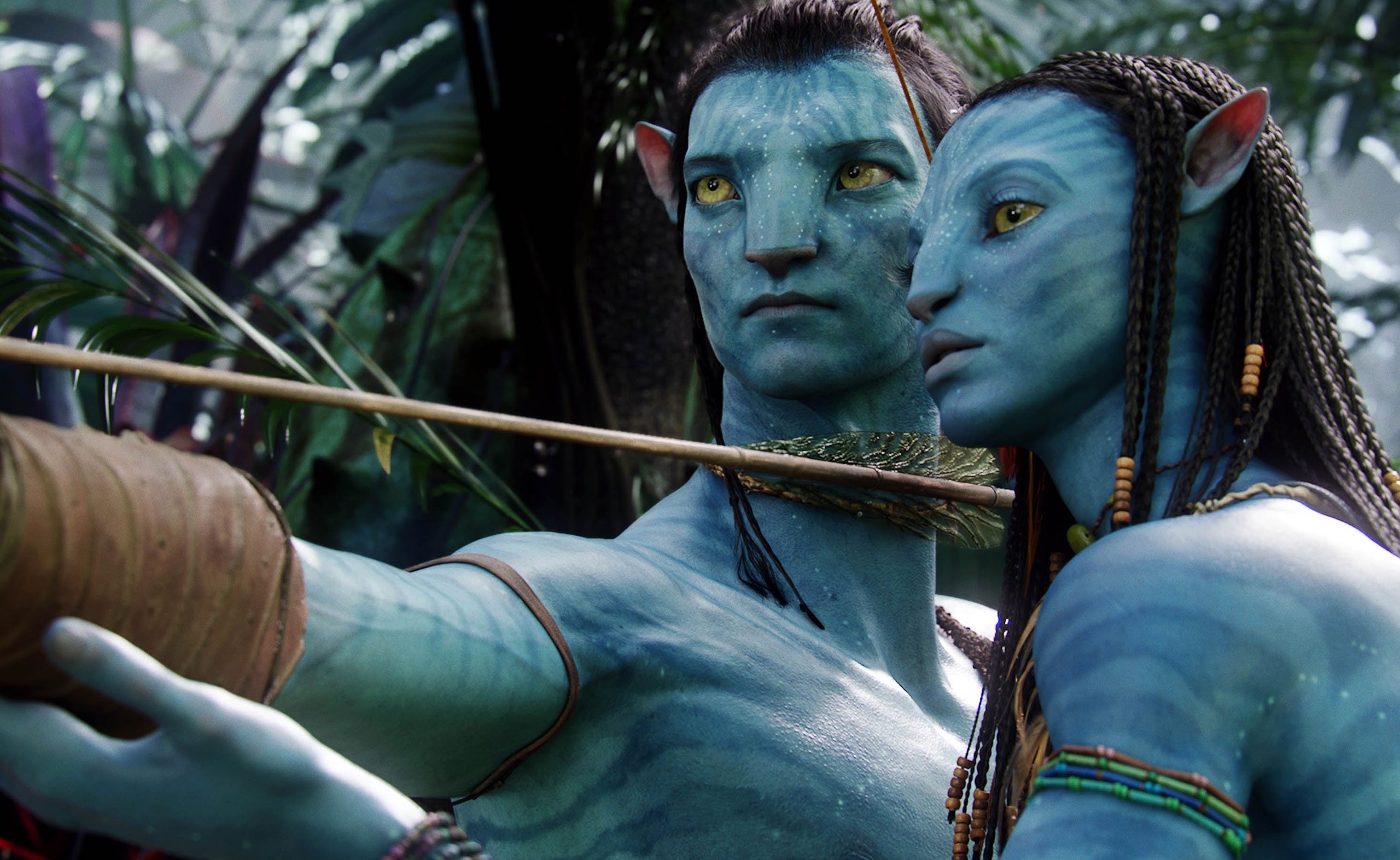 Movie, young adult, real people, religion, art and craft, Movies, avatar movie characters, Jake, front view, Avatar, Neytiri, one person, avatar movie, HD Wallpaper